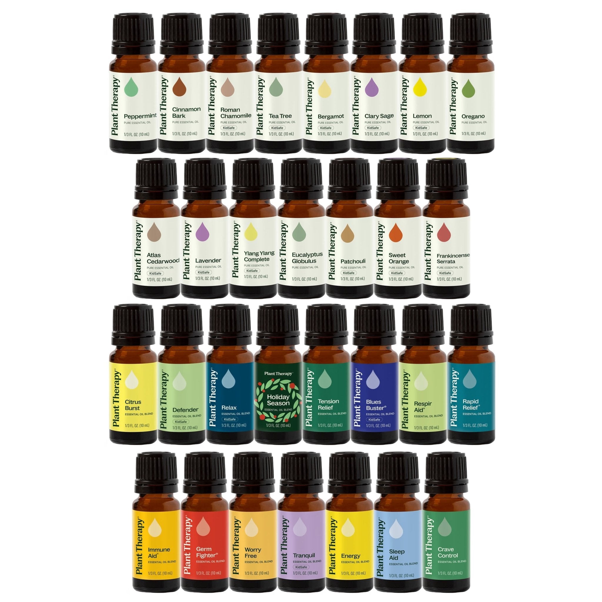 15 & 15 Essential Oil Set with Carrying Case Plant Therapy