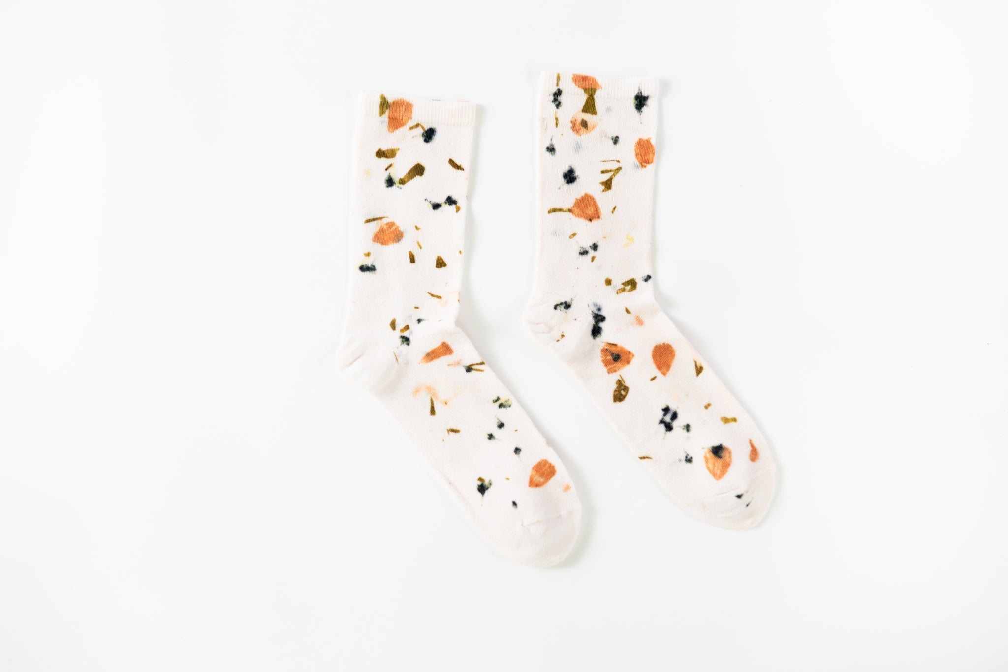 Abstract Bundle Dyed Cotton Crew Sock dyekween