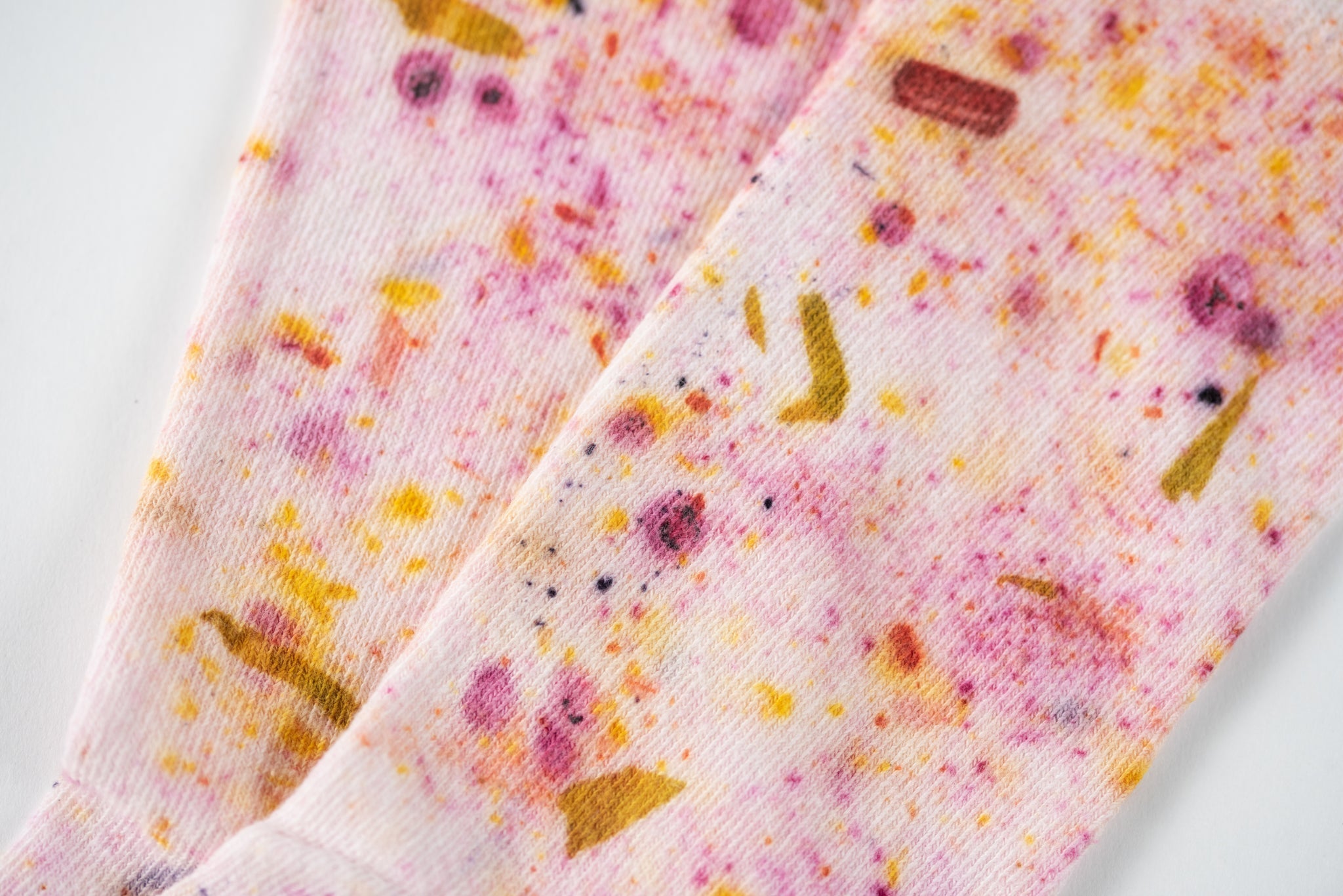 Abstract Bundle Dyed Cotton Crew Sock dyekween