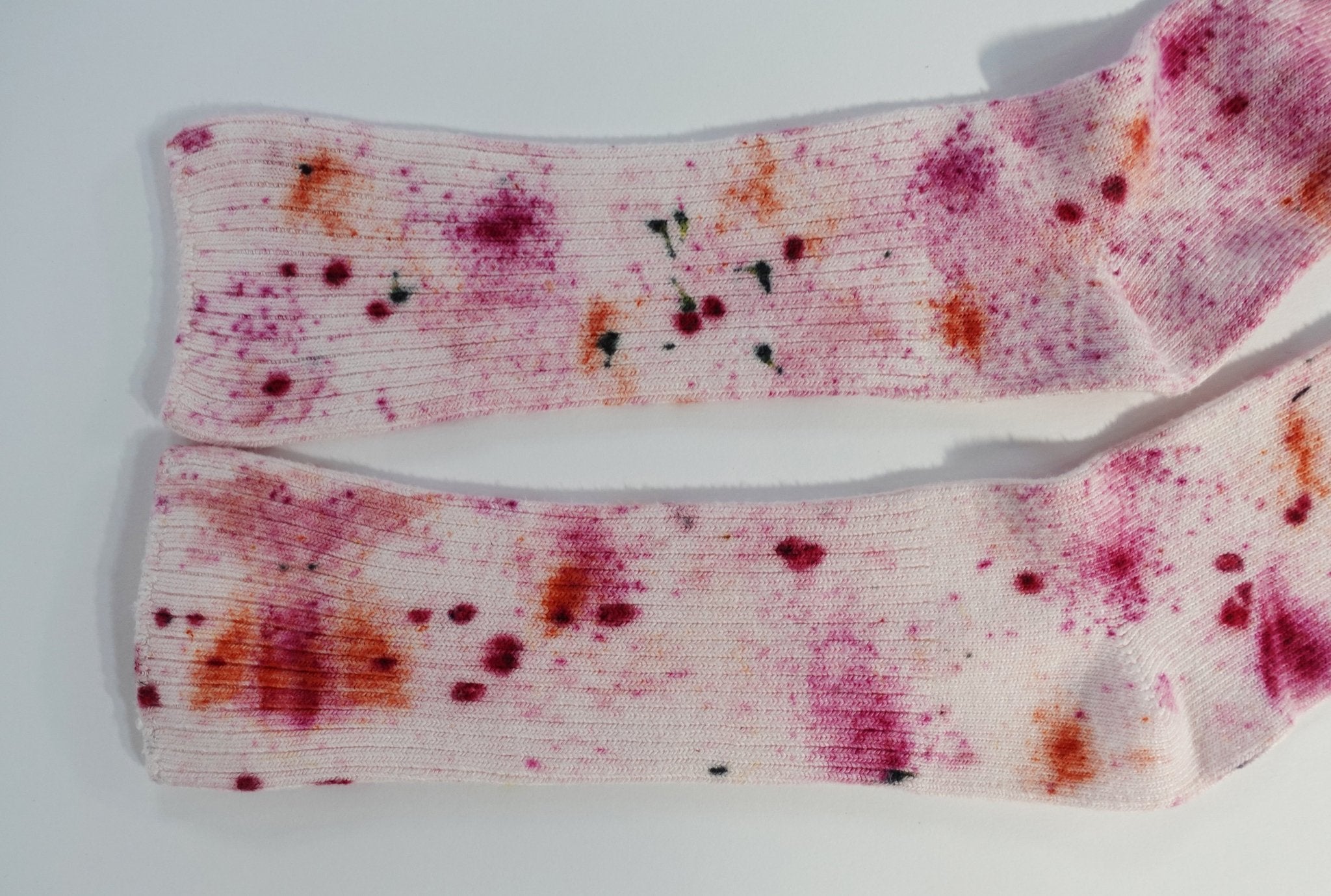 Abstract Bundled Dyed Bamboo Sock dyekween