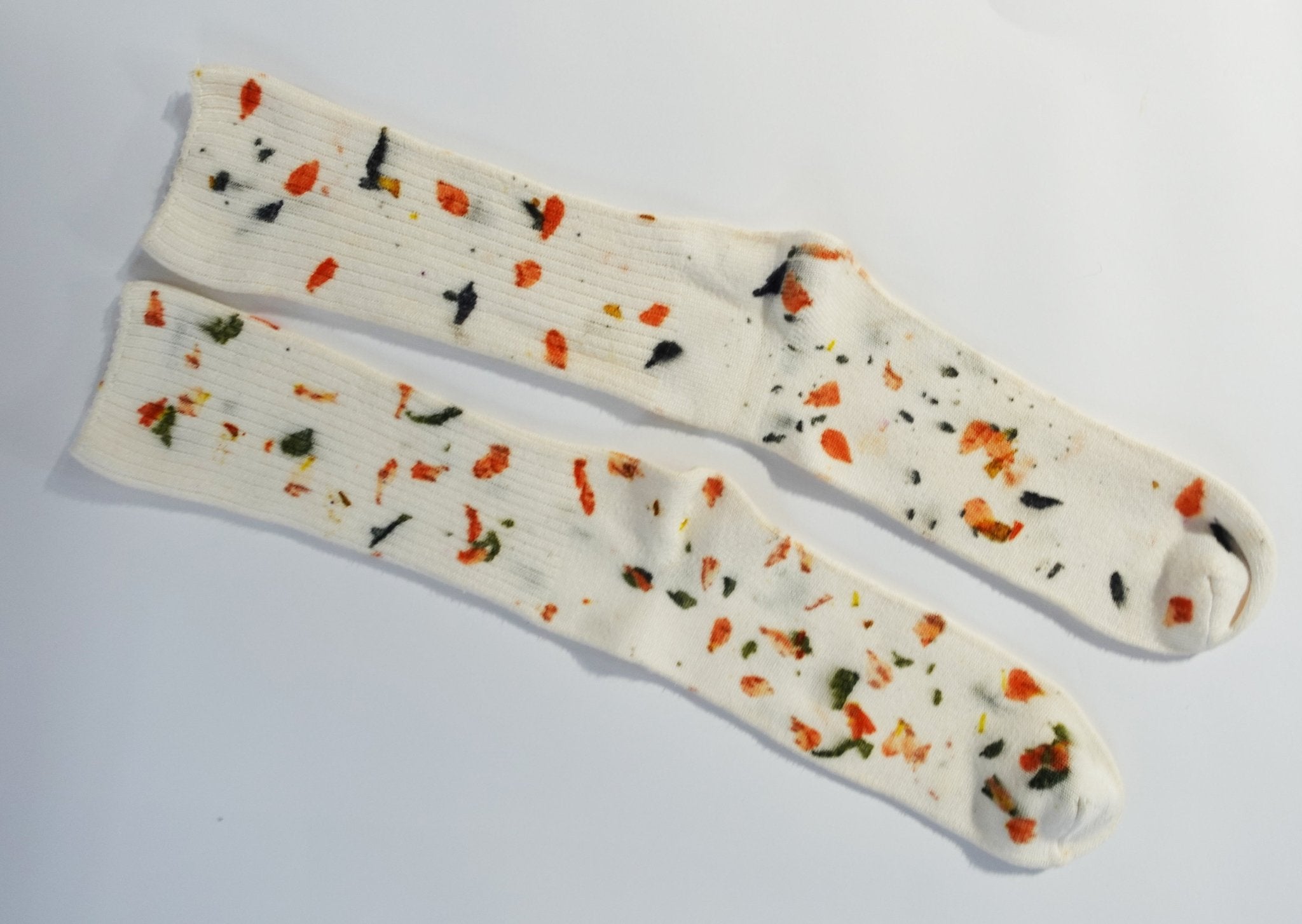 Abstract Bundled Dyed Bamboo Sock dyekween