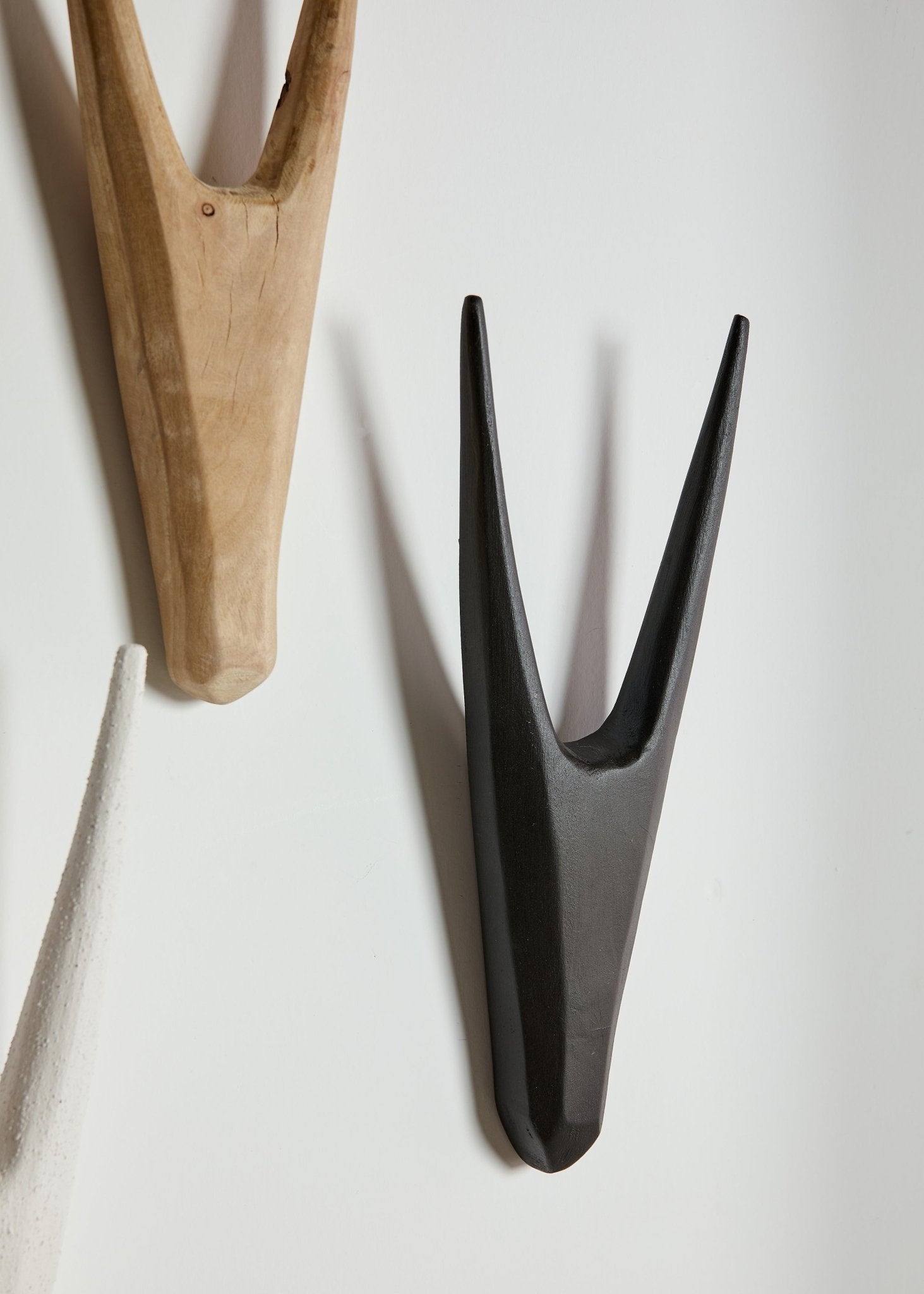 African Antelope Wood Bokkie Head Wall Sculpture Kanju Interiors