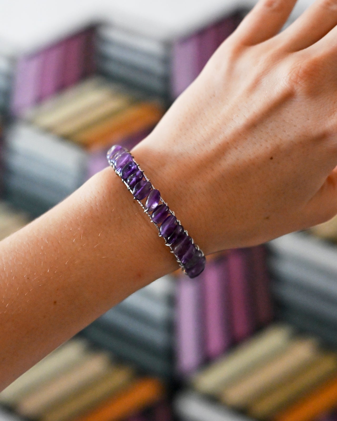 Amethyst Bangle CRYSTALS.COM