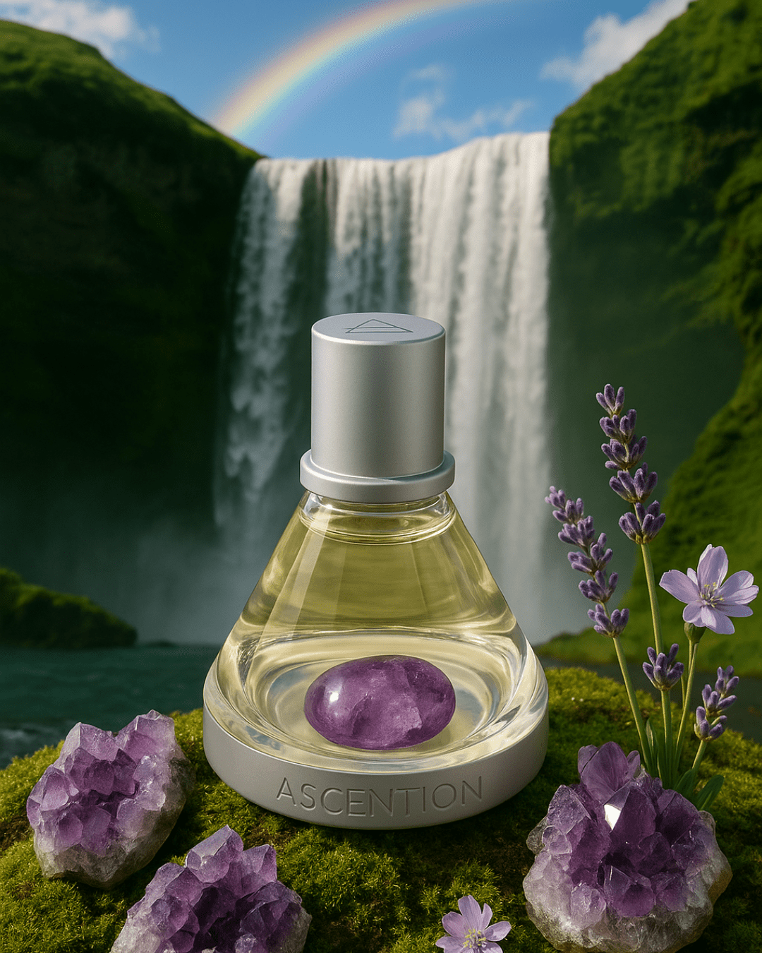 Ascent To Peace With Amethyst Ascention Beauty - Wellness Clean Cruelty - Free Vegan Perfume