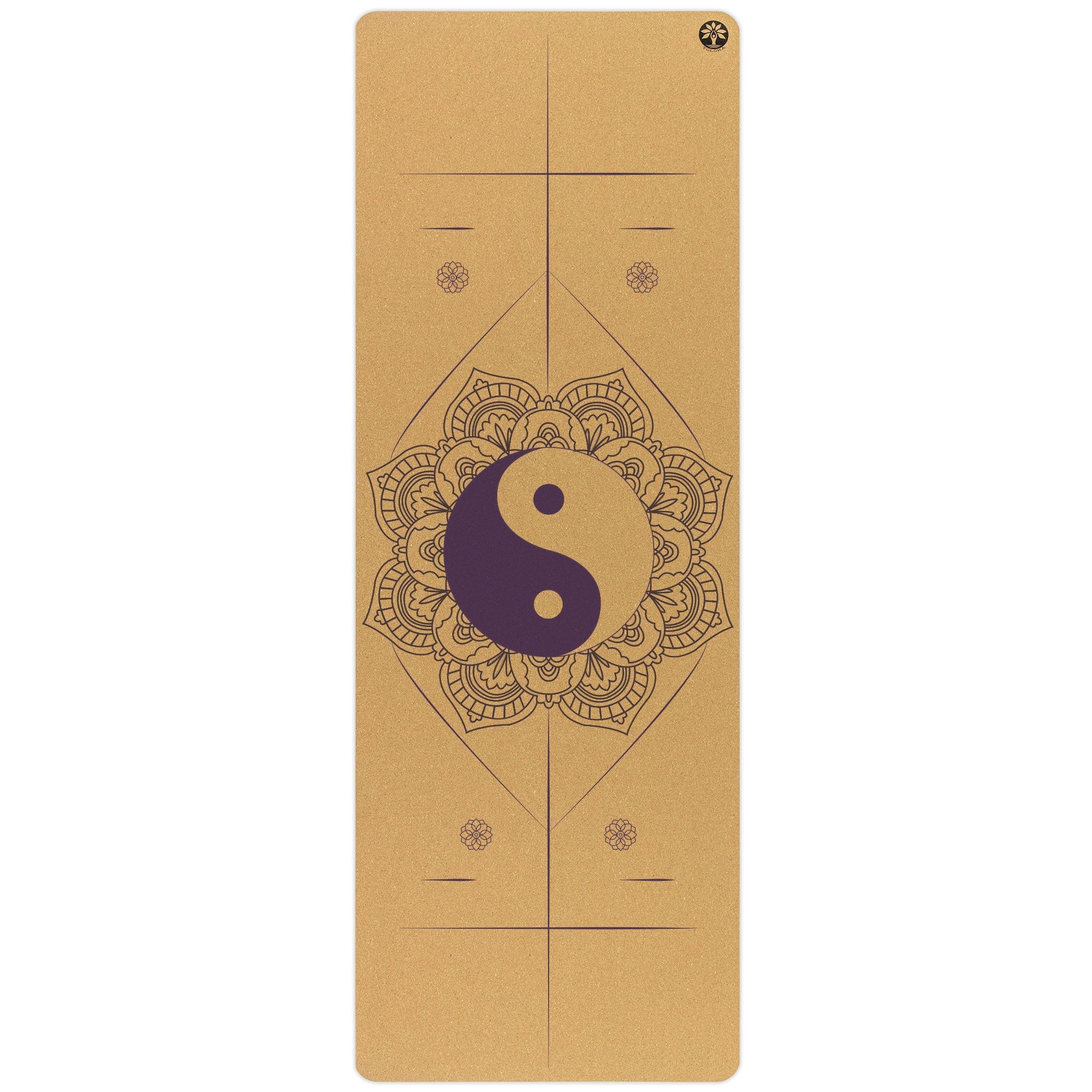 Balance and Unity Aura Cork Yoga Mat Yoloha Yoga