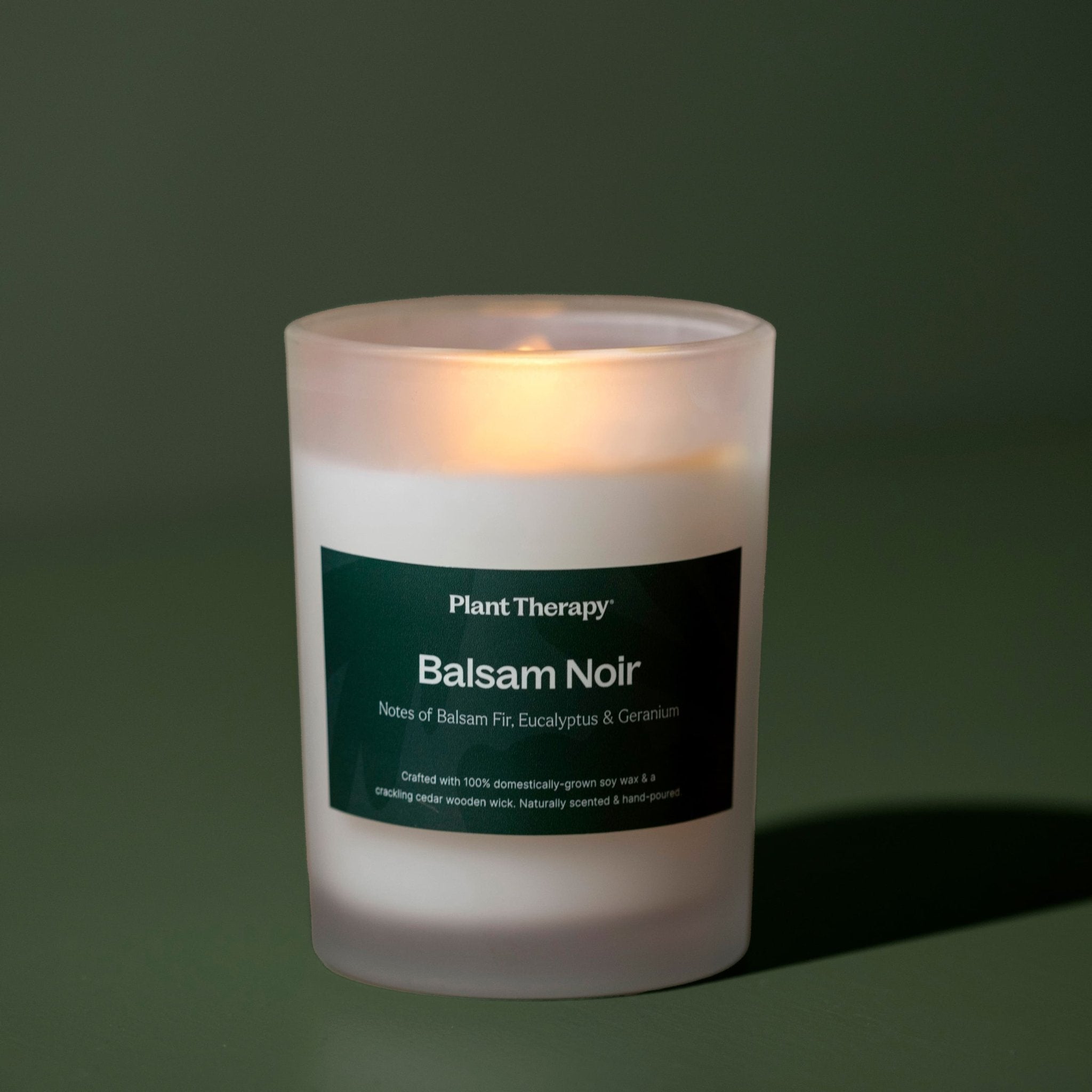 Balsam Noir Naturally Scented Candle Plant Therapy