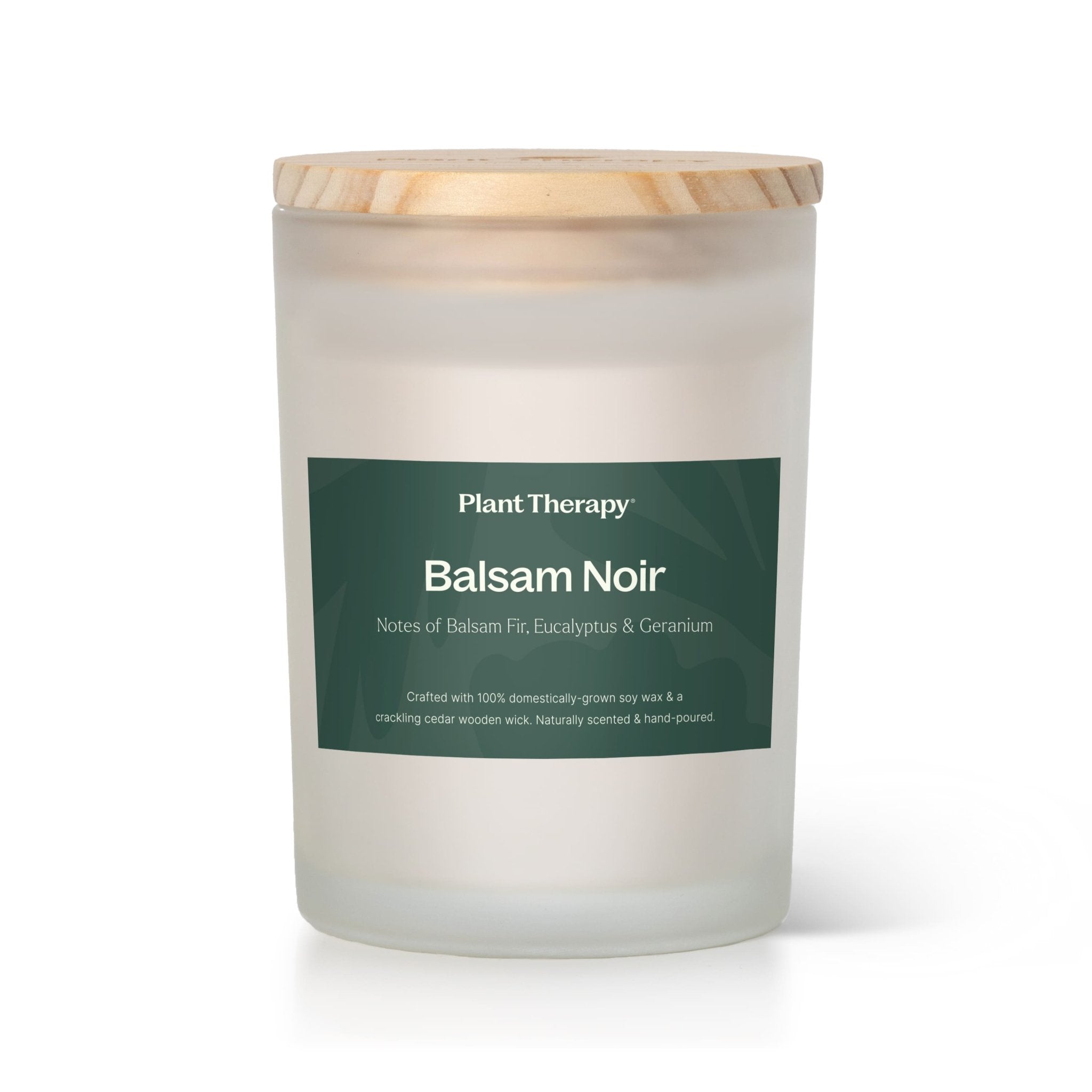 Balsam Noir Naturally Scented Candle Plant Therapy