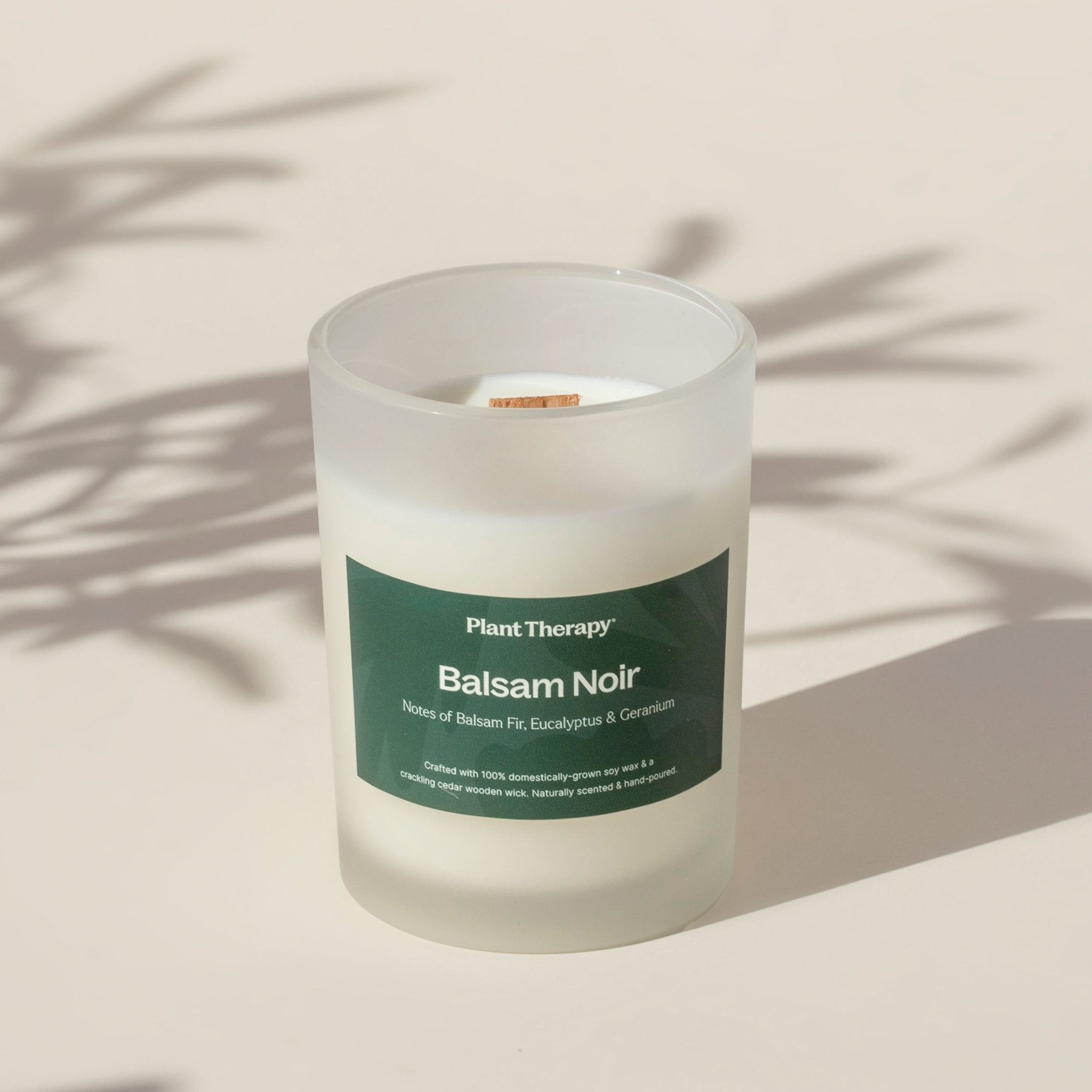 Balsam Noir Naturally Scented Candle Plant Therapy