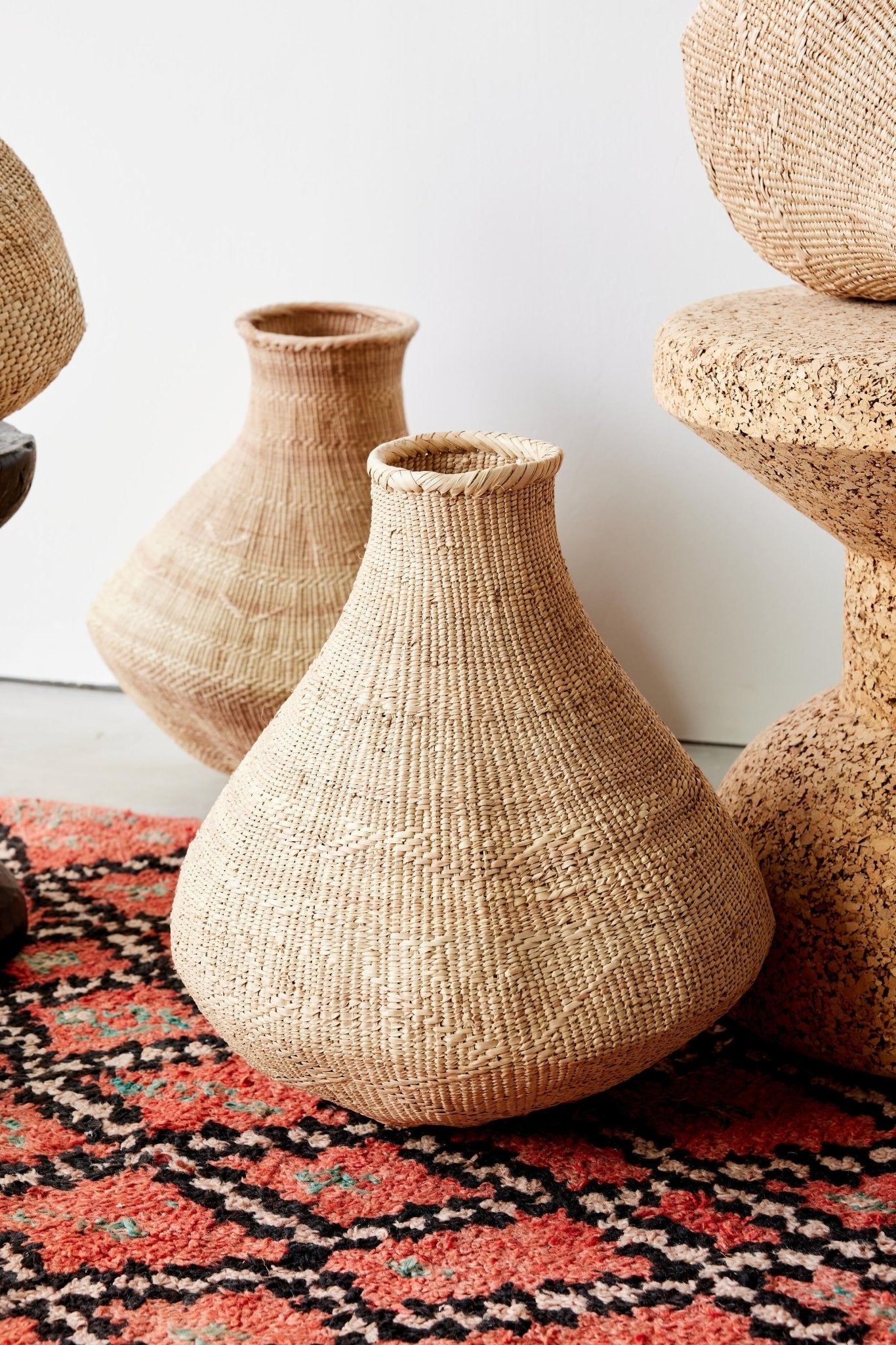 Binga Nongo Natural Woven Gourd Basket Kanju Interiors