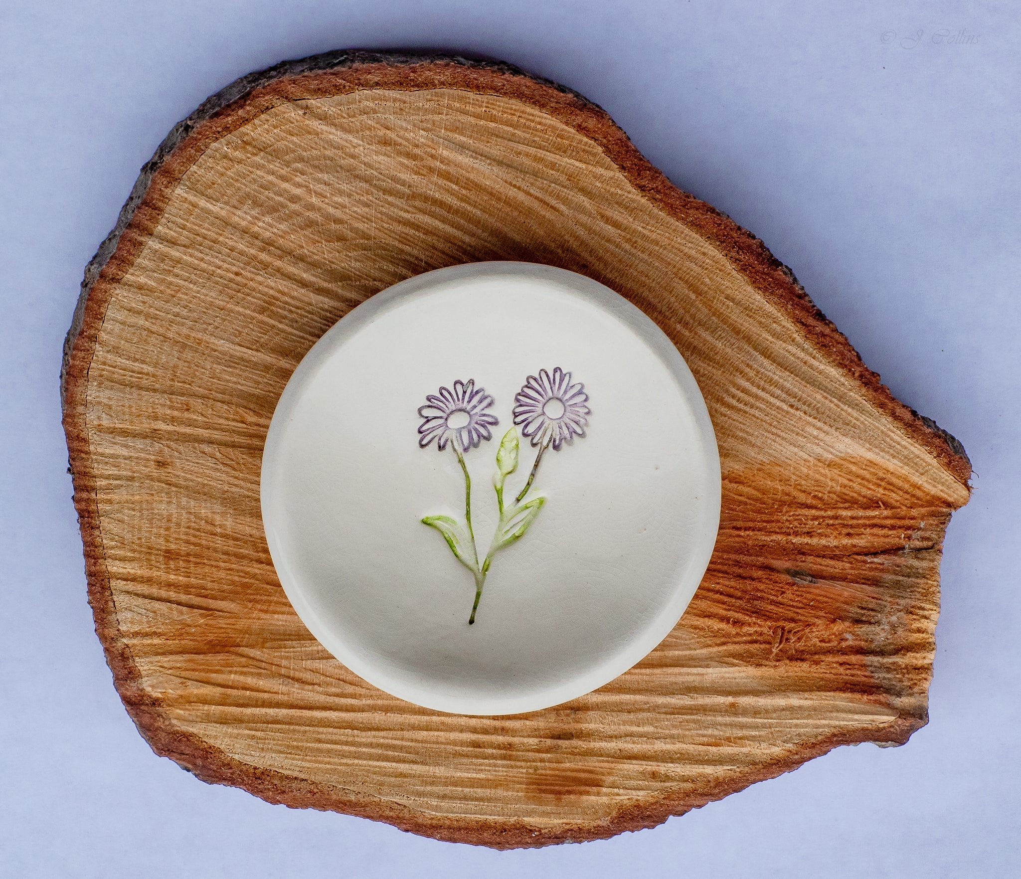 Birth Flower Ring Dish prodigalpottery