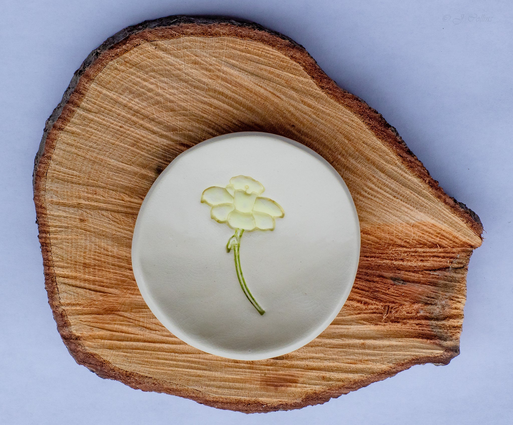 Birth Flower Ring Dish prodigalpottery