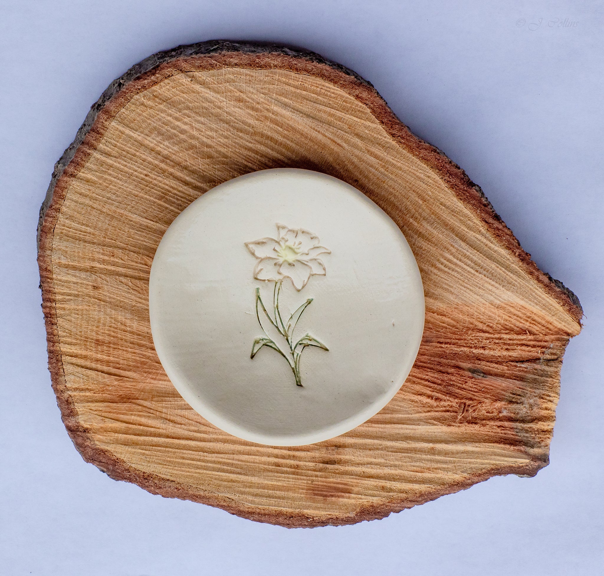 Birth Flower Ring Dish prodigalpottery