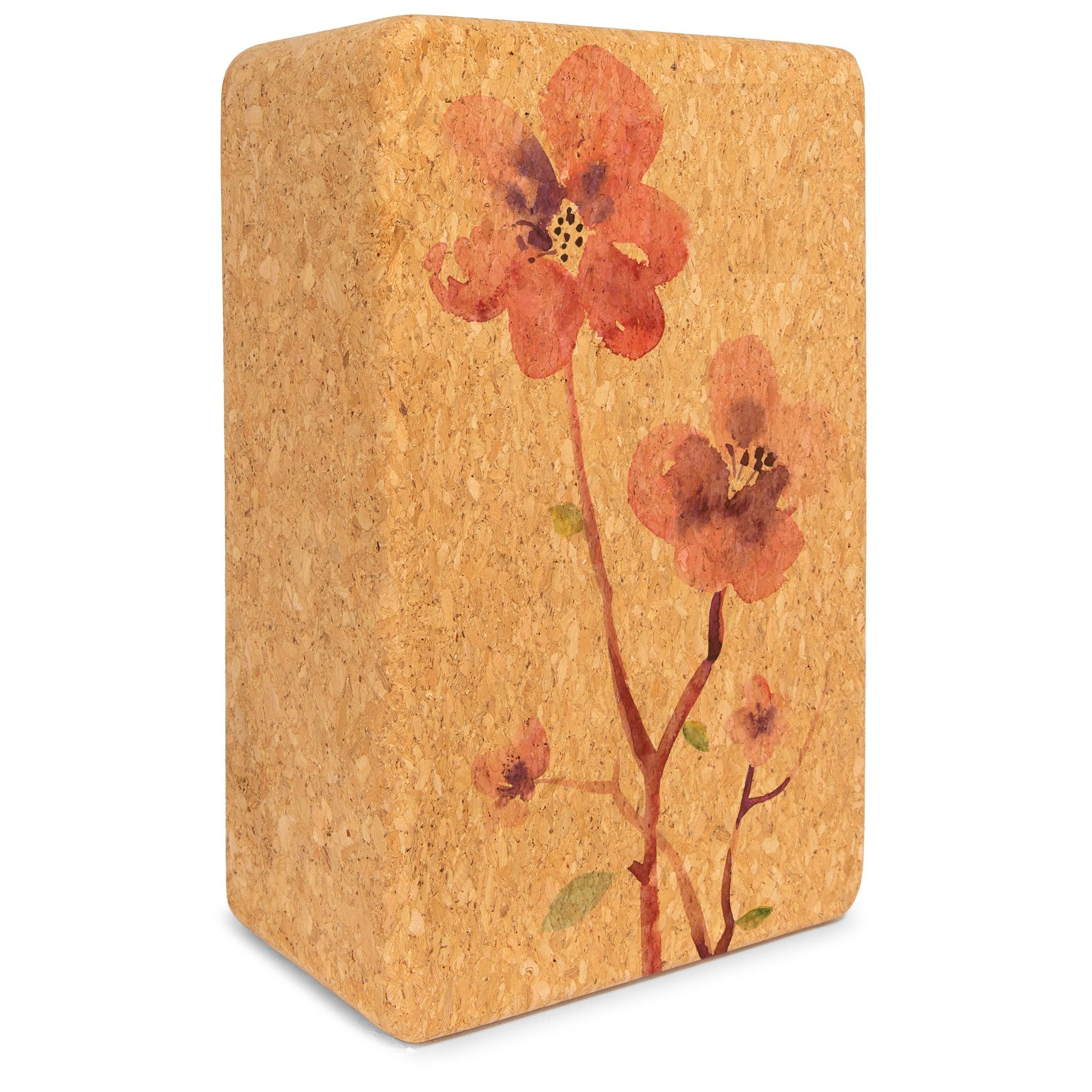 Blossom Cork Yoga Block Yoloha Yoga