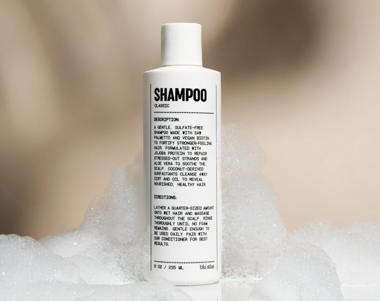 Blu Atlas Natural Shampoo for All Hair Types