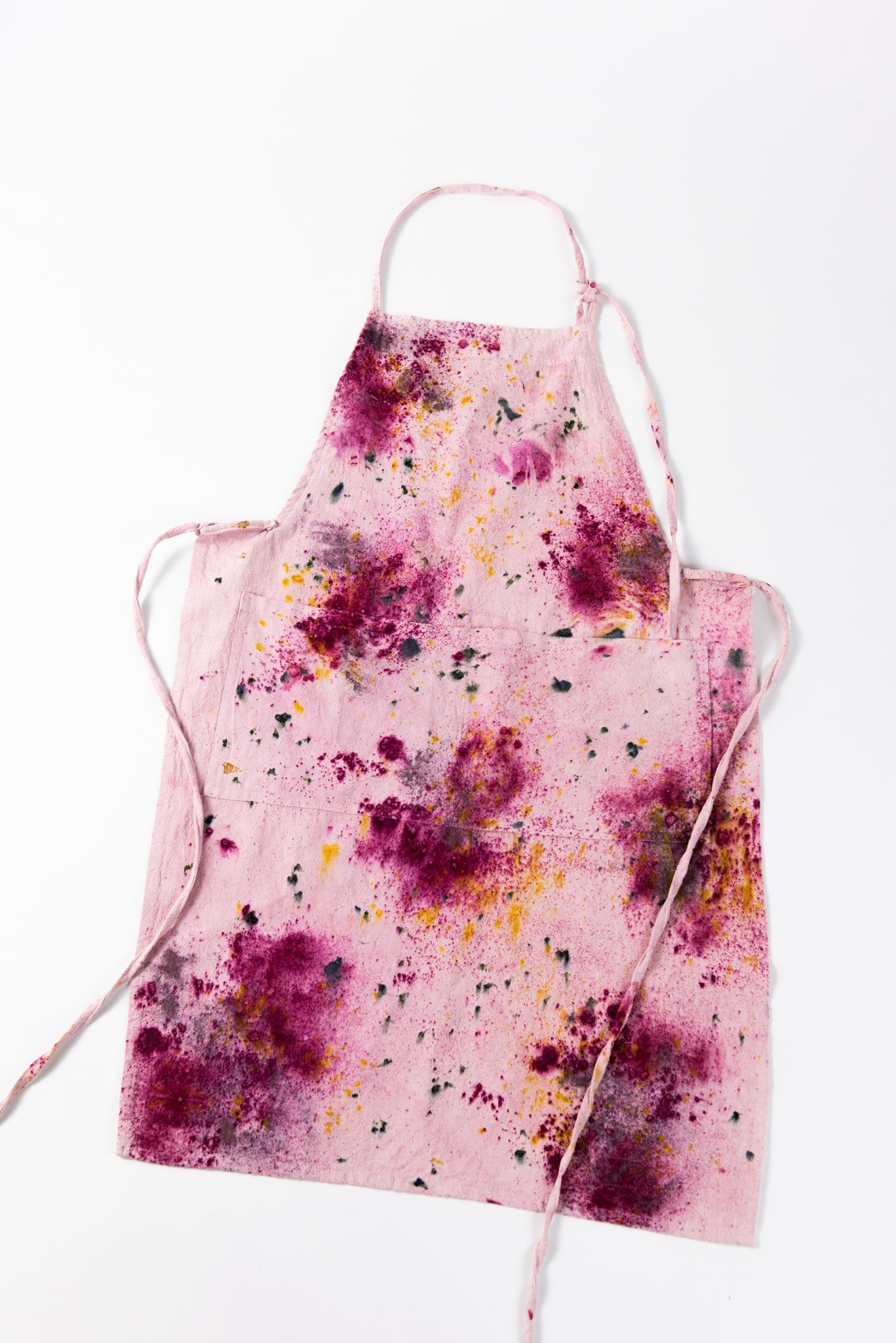 Botanically Dyed Linen Apron dyekween