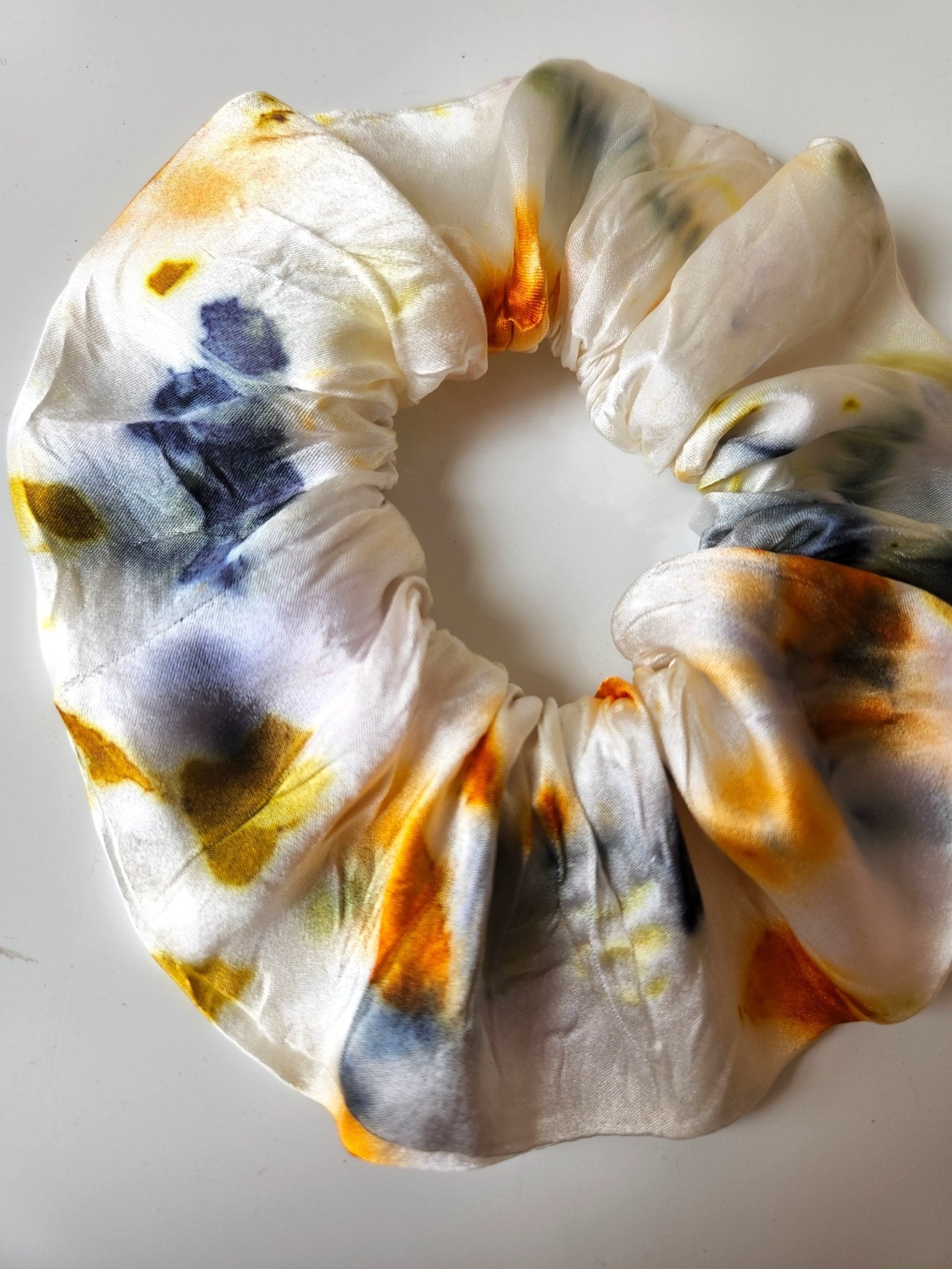 Botanically Dyed Silk Hair Scrunchie dyekween