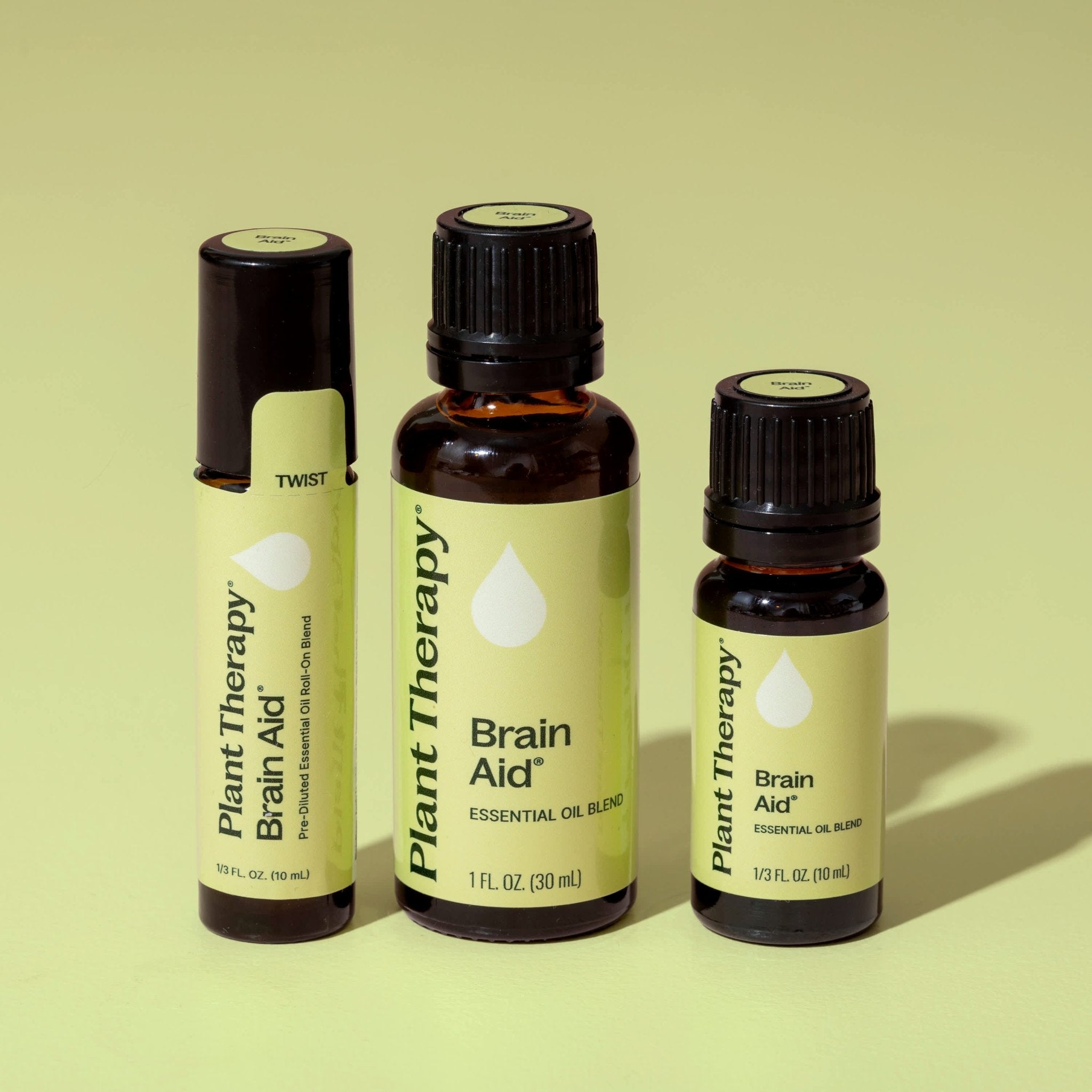 Brain Aid Essential Oil Blend Pre - Diluted Roll - On Plant Therapy
