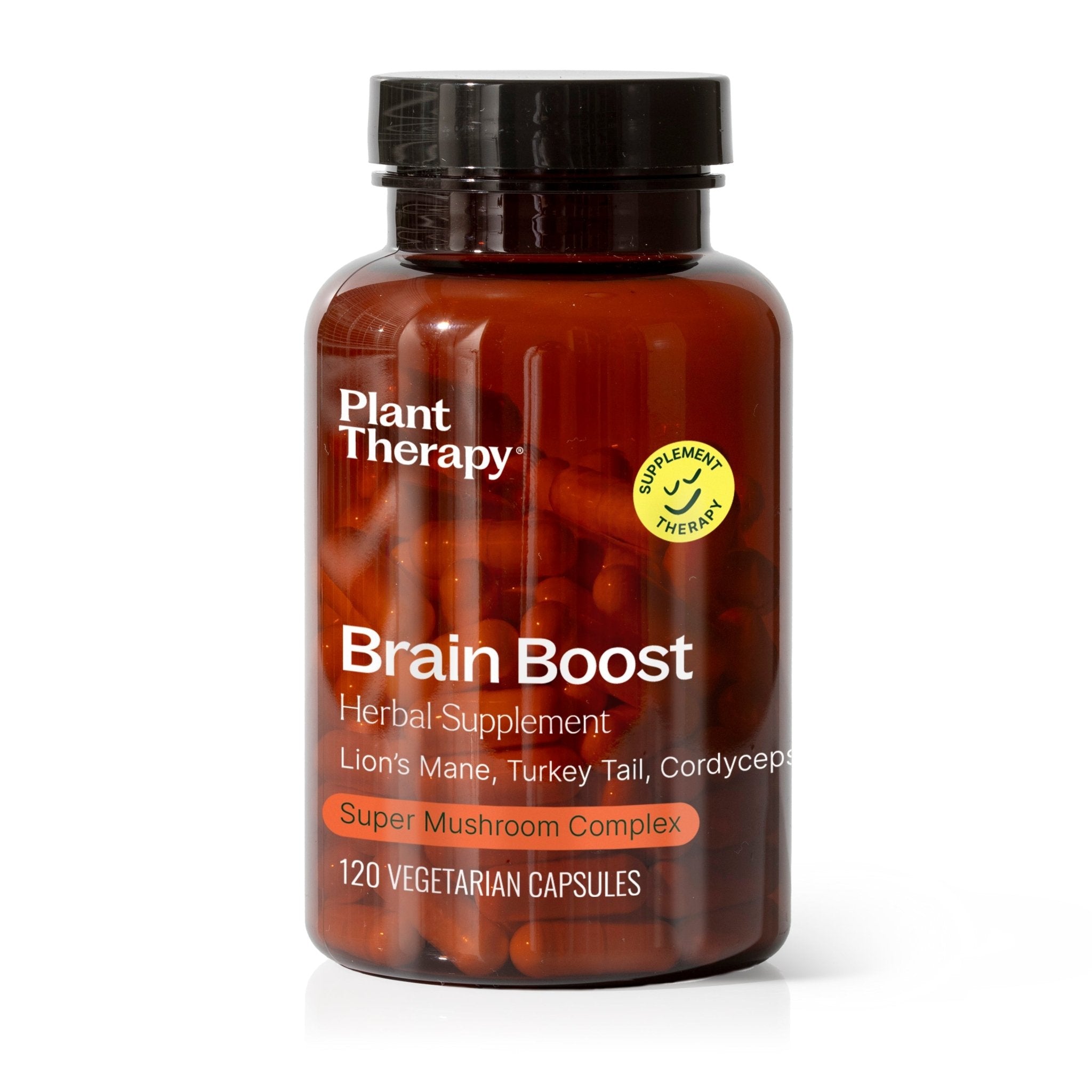 Brain Boost Herbal Supplement - 120 Capsules Plant Therapy