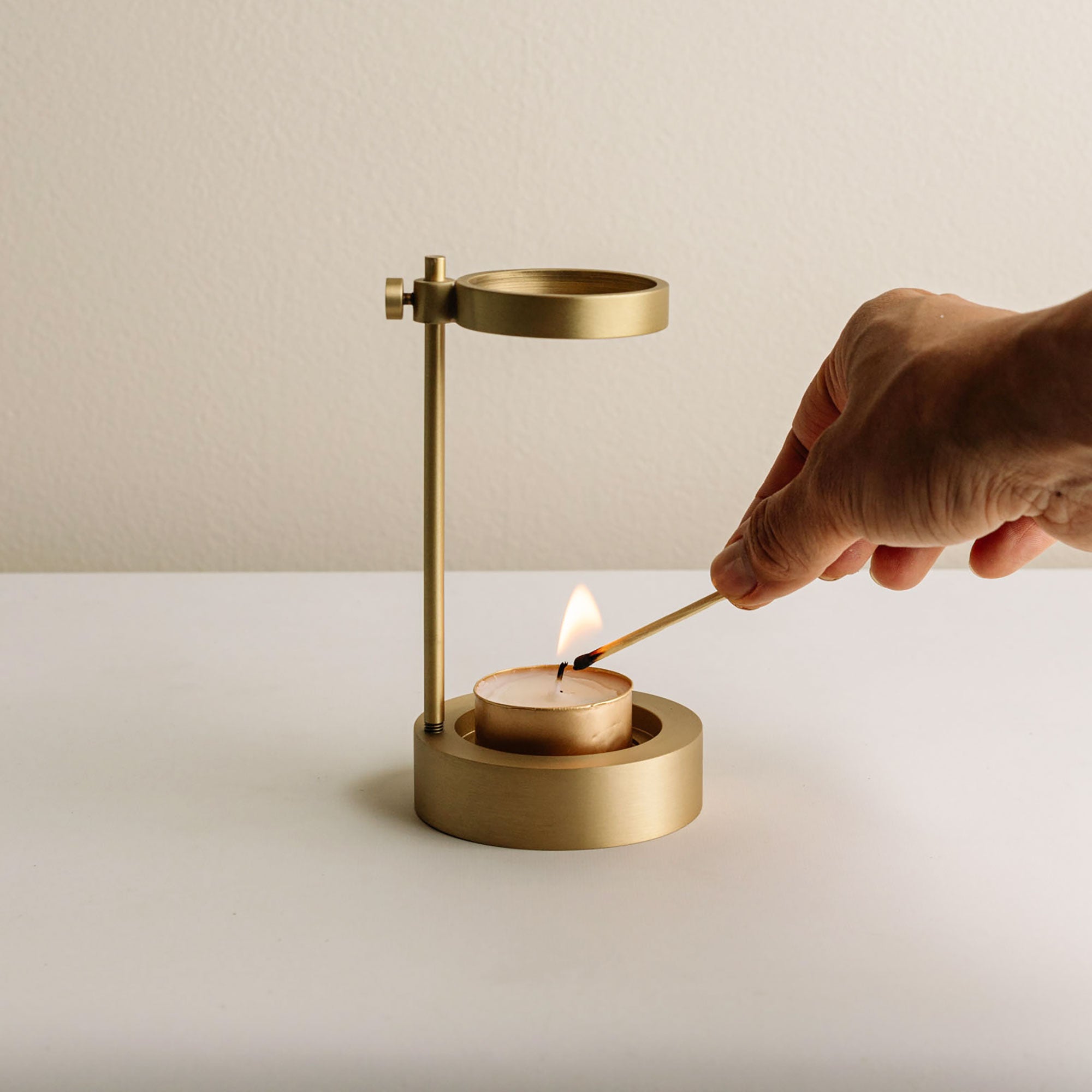 Brass Resin Incense Burner CEDAR AND MYRRH