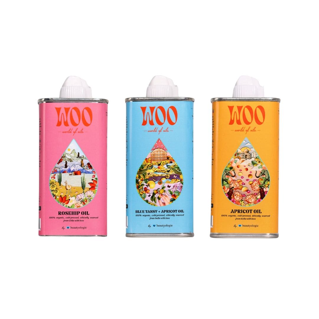 Bundle of 3 Oils, 100% Organic Beautyologie