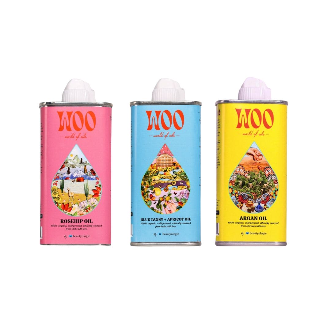 Bundle of 3 Oils, 100% Organic Beautyologie