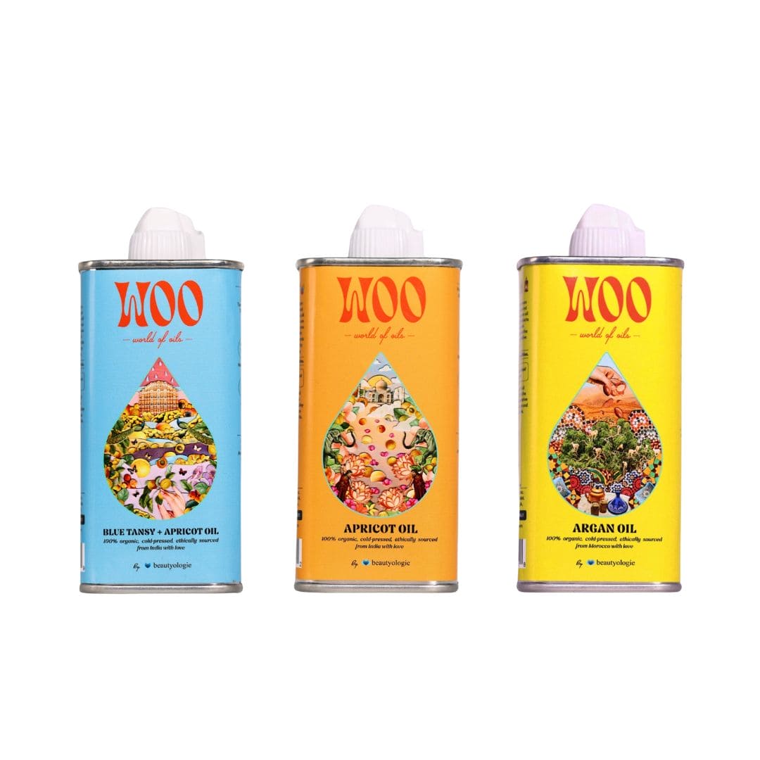 Bundle of 3 Oils, 100% Organic Beautyologie