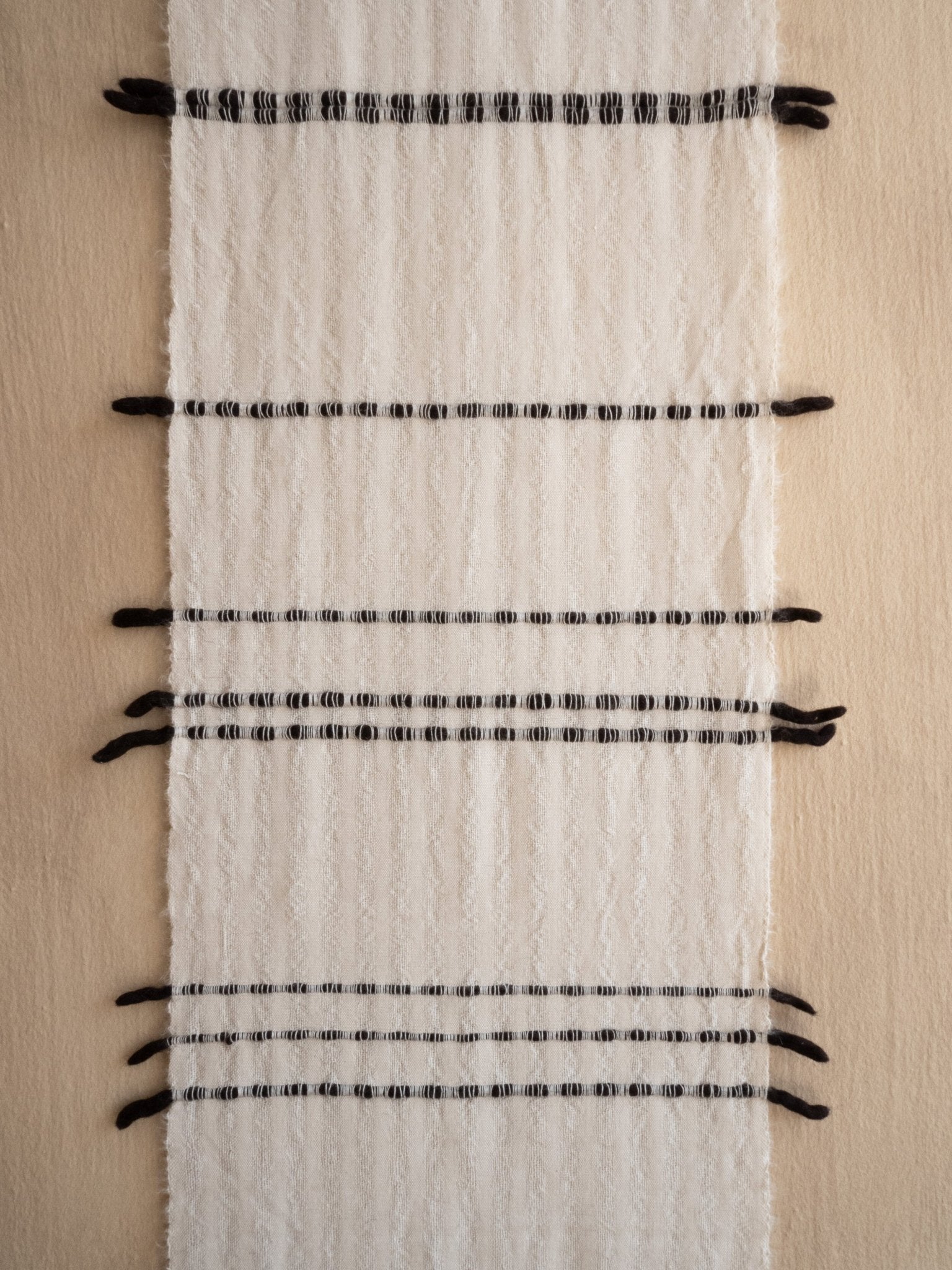 Chiaroscuro Handwoven Cotton Wall Hanging Kanju Interiors