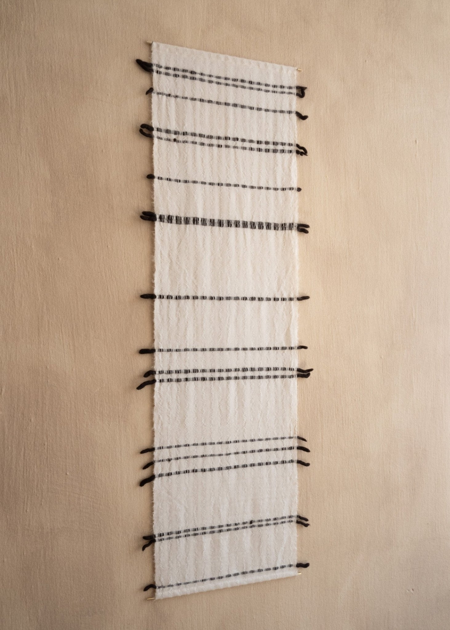 Chiaroscuro Handwoven Cotton Wall Hanging Kanju Interiors