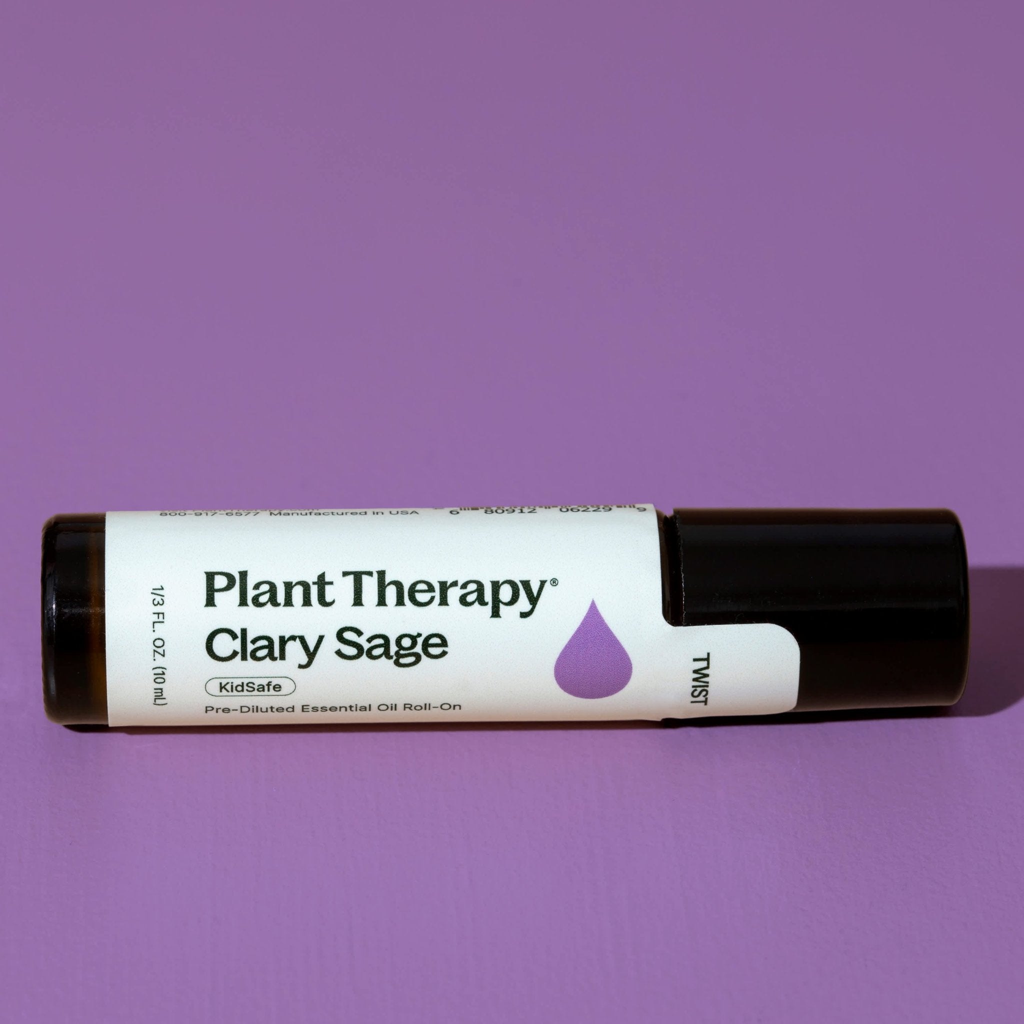 Clary Sage Essential Oil Pre - Diluted Roll - On Plant Therapy