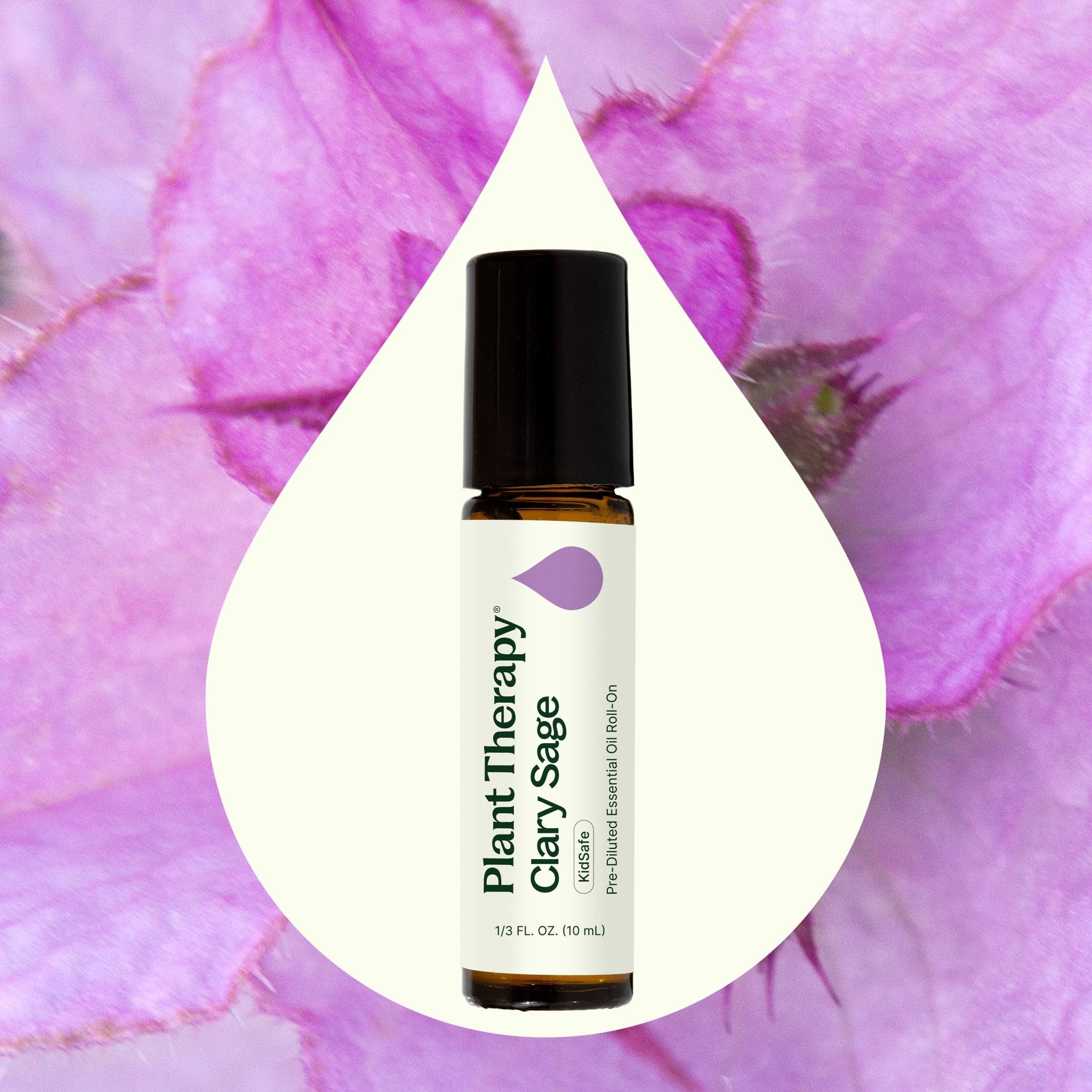 Clary Sage Essential Oil Pre - Diluted Roll - On Plant Therapy