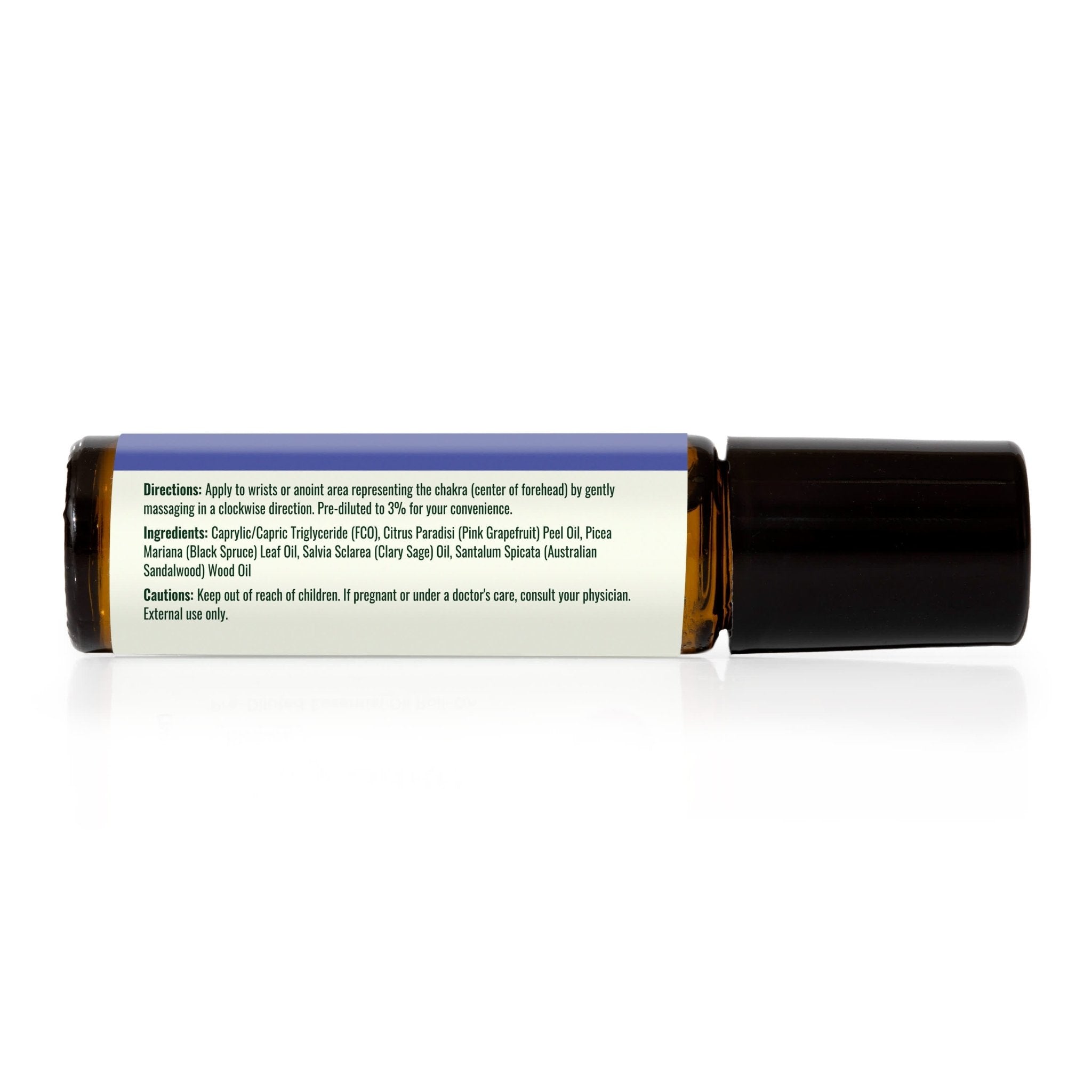 Clear Intuition (Brow Chakra) Pre - Diluted Essential Oil Blend Roll - On 10 mL Plant Therapy