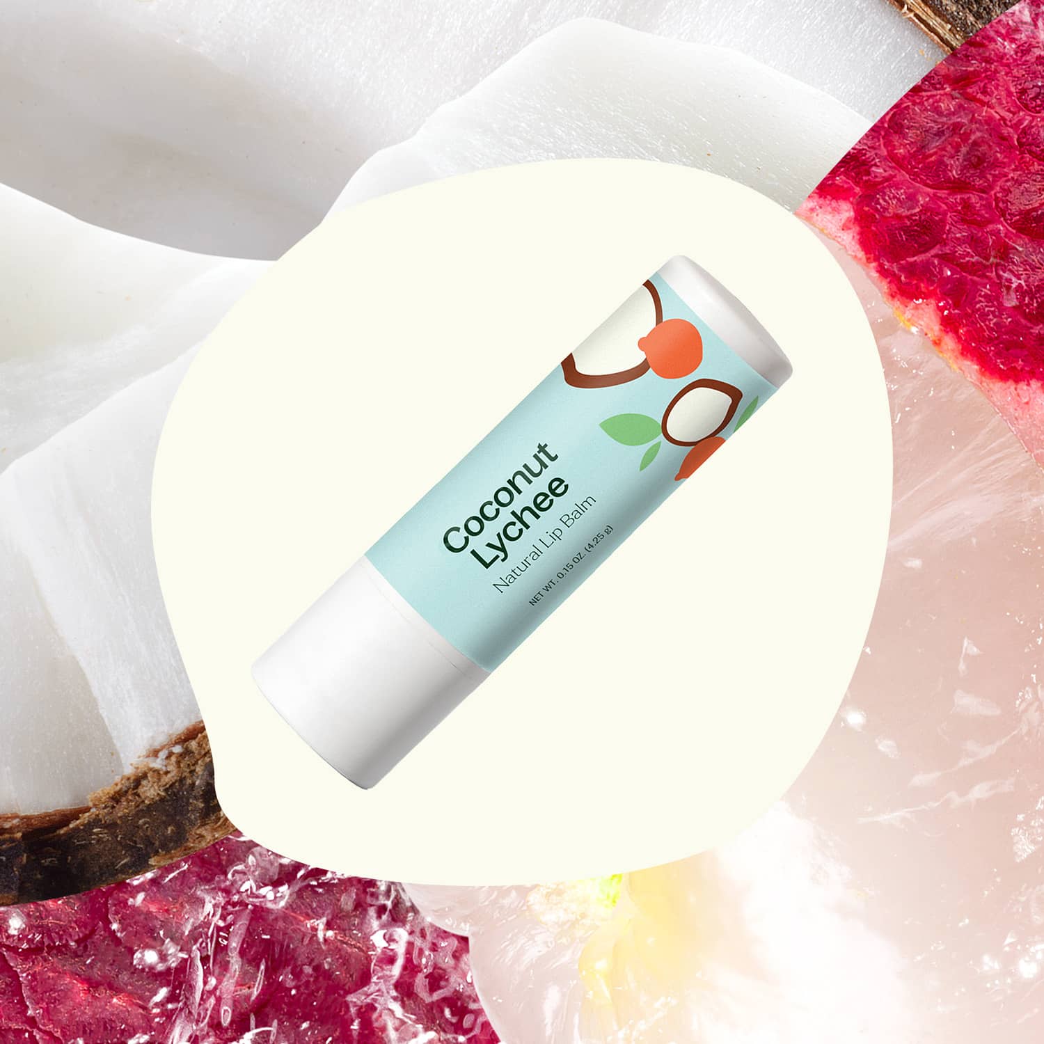Coconut Lychee Natural Lip Balm Plant Therapy