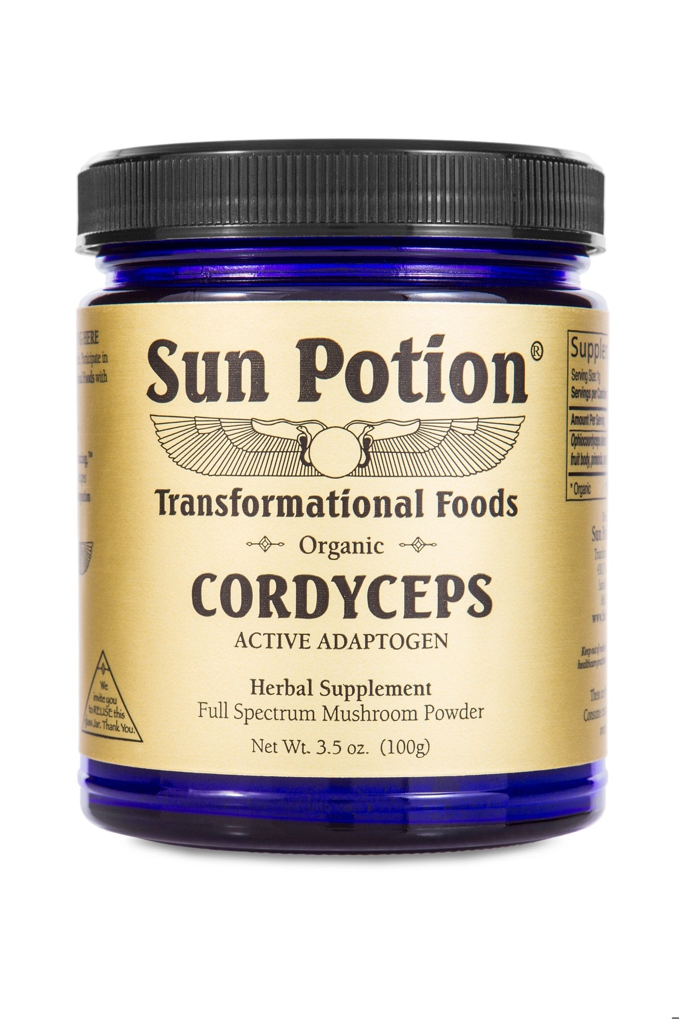 Cordyceps Mushroom Powder (Organic) Sun Potion
