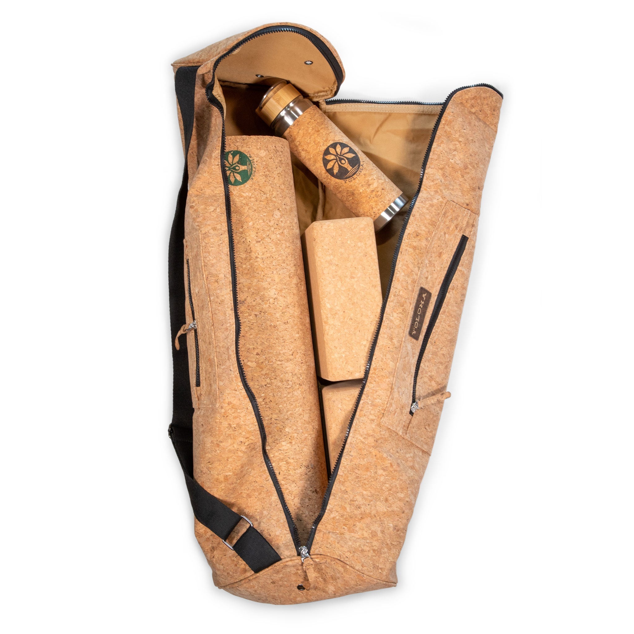 Cork Yoga Mat Carrier Plus Yoloha Yoga