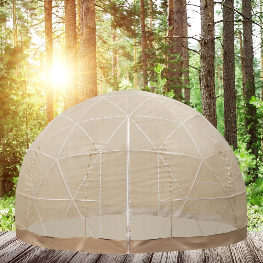 Extra Large 10 Person Outdoor Igloo Garden Greenhouse Dome Tent, 12FT (94316275) SAKSBY WHOLESALE