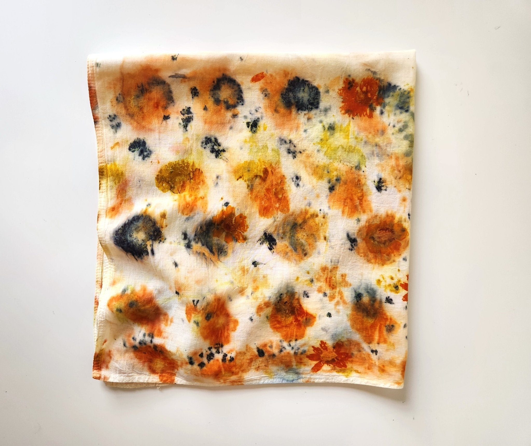 Floral Printed Organic Cotton Bandana dyekween