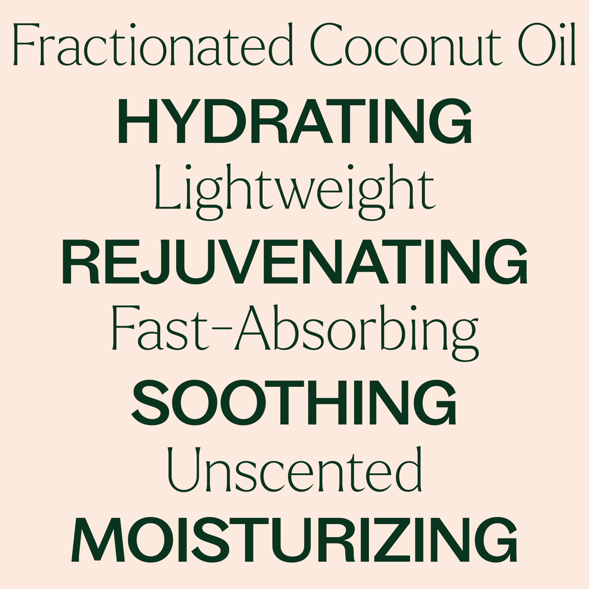 Fractionated Coconut Carrier Oil Plant Therapy