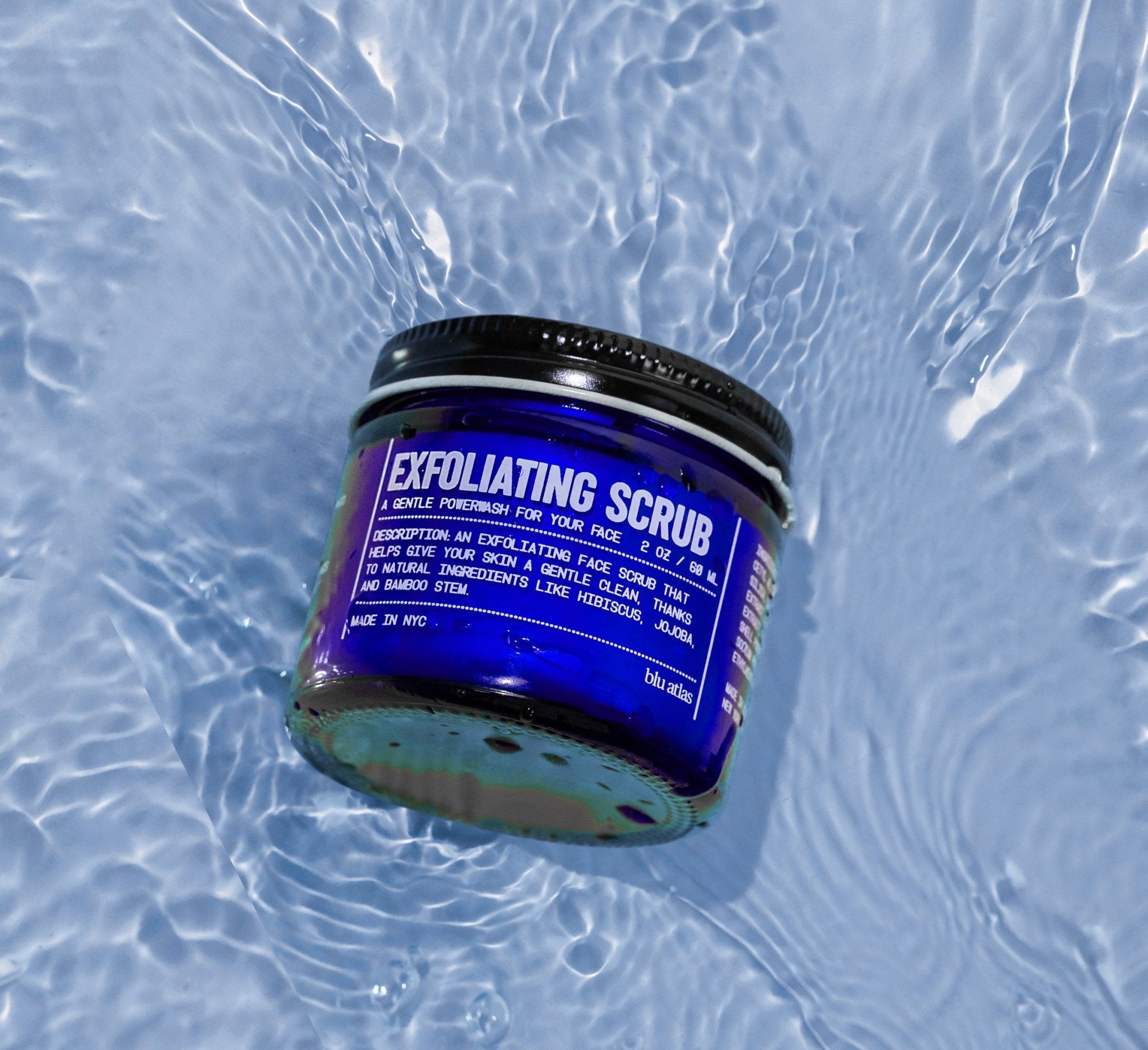 Gentle Exfoliating Scrub for All Skin Types Blu Atlas