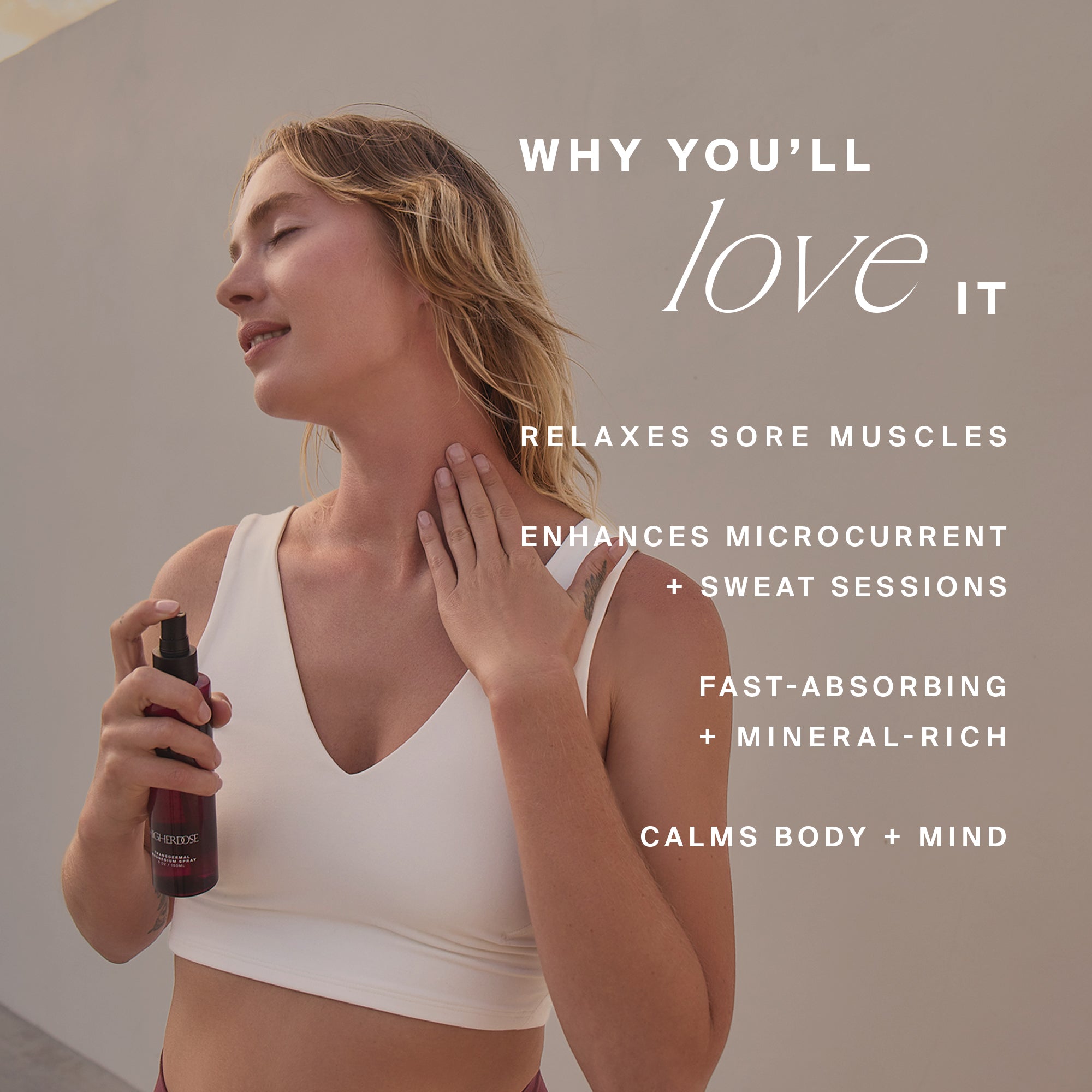 HigherDOSE Transdermal Magnesium Spray HigherDOSE