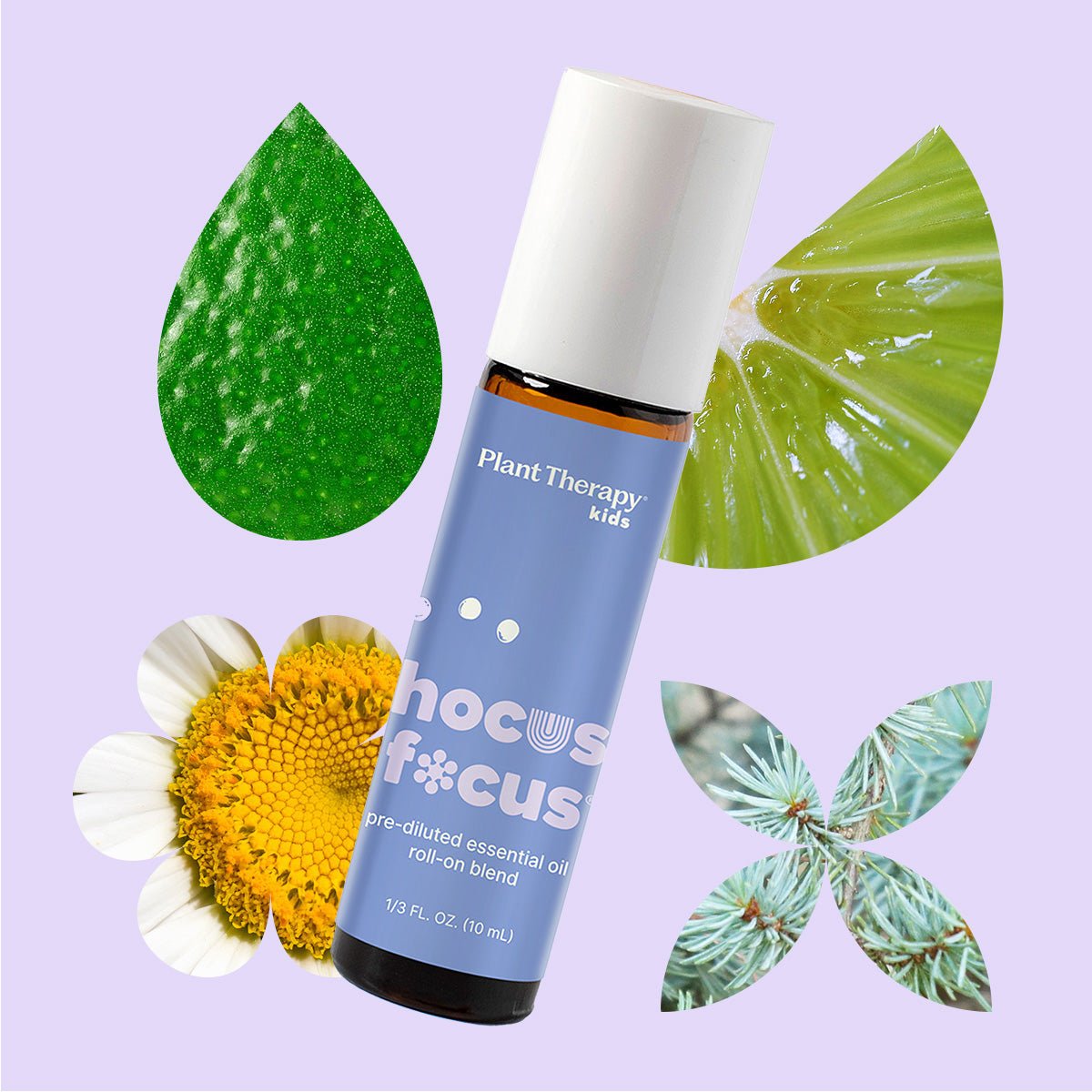 Hocus Focus Essential Oil Blend Pre - Diluted Roll - On Plant Therapy