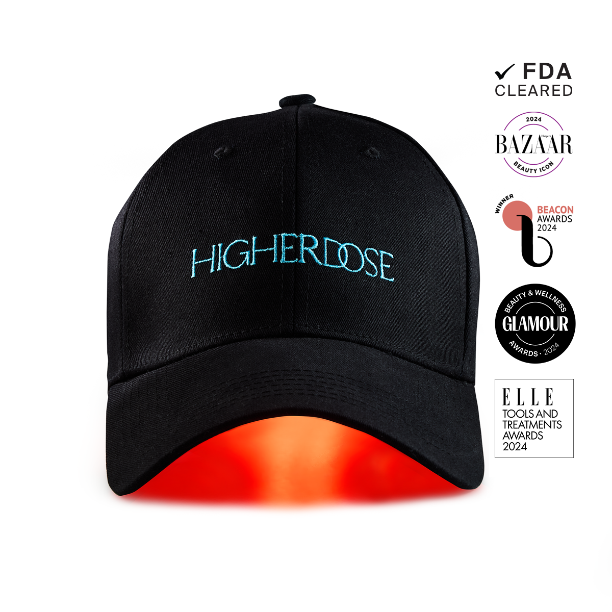 HigherDOSE Red Light Hat HigherDOSE