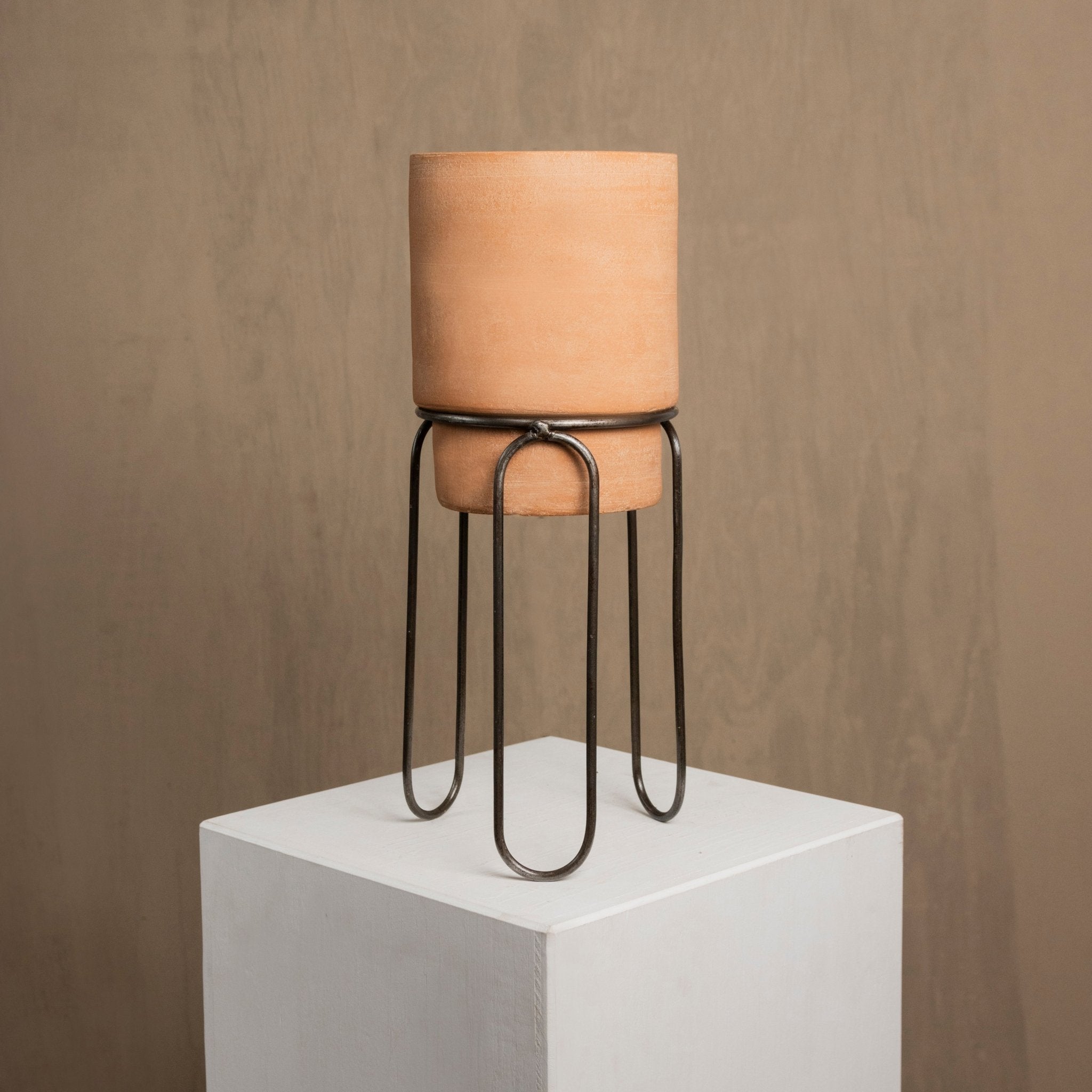 Jaro Tall Terracotta Planter by MESO MESO