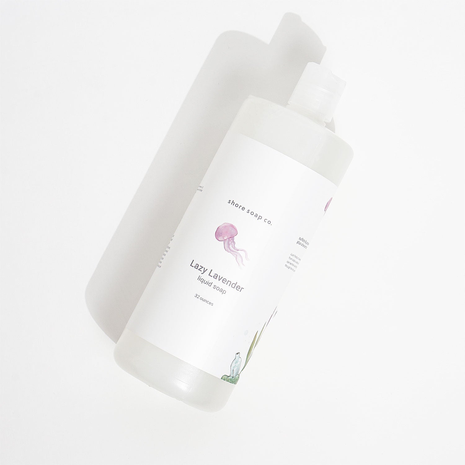 Lazy Lavender Liquid Soap Refill Shore Soap Co.