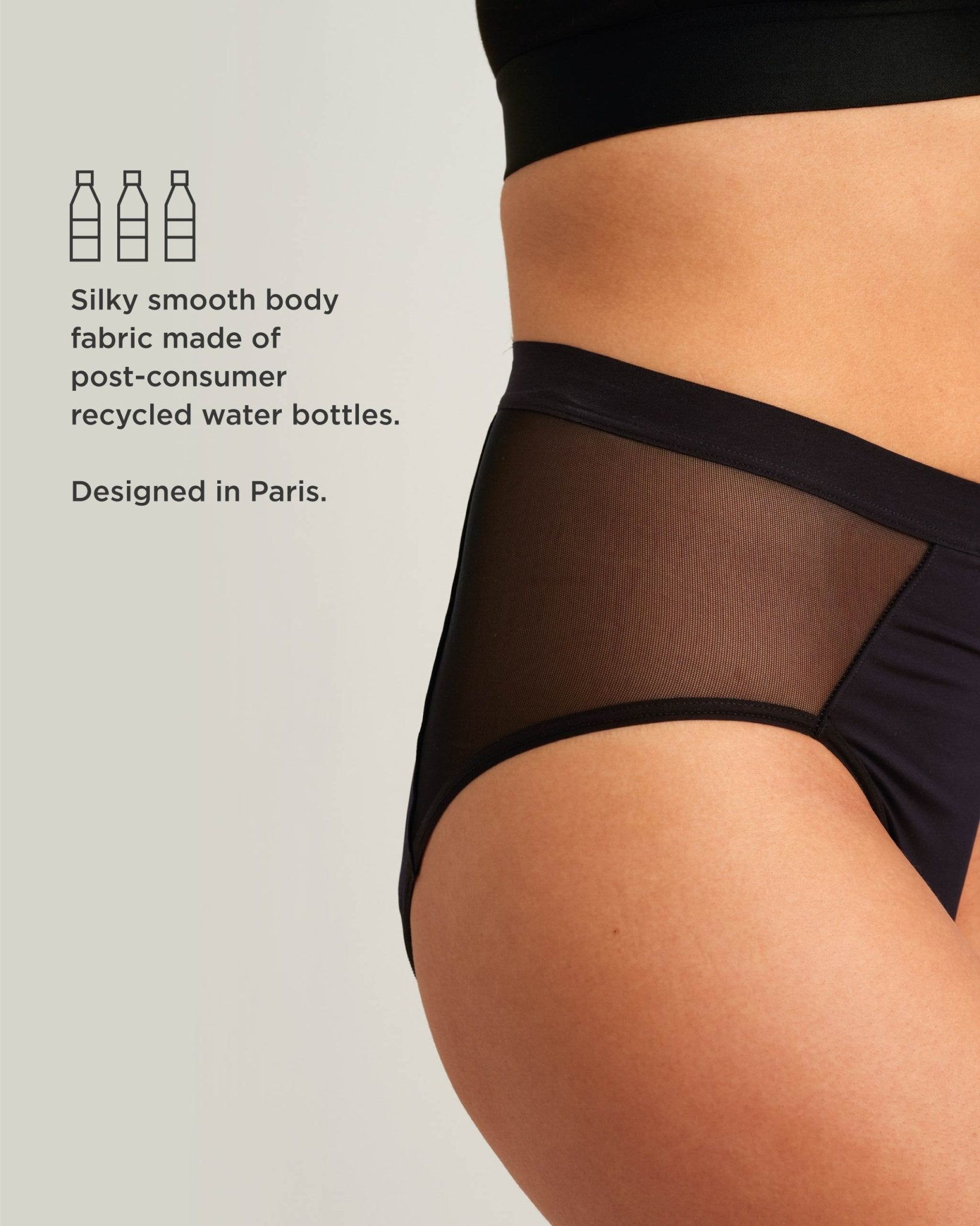 Leakproof French Cut High Waist Saalt