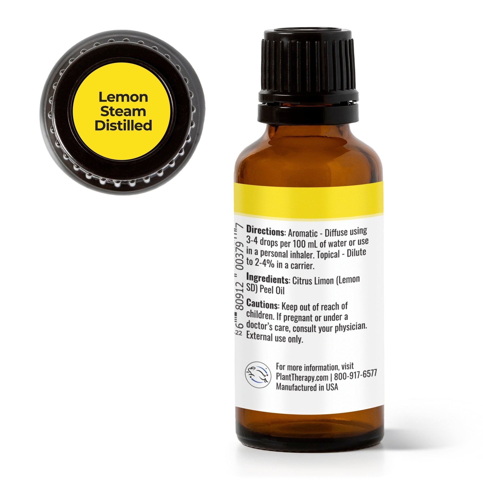 Lemon Steam Distilled Essential Oil Plant Therapy