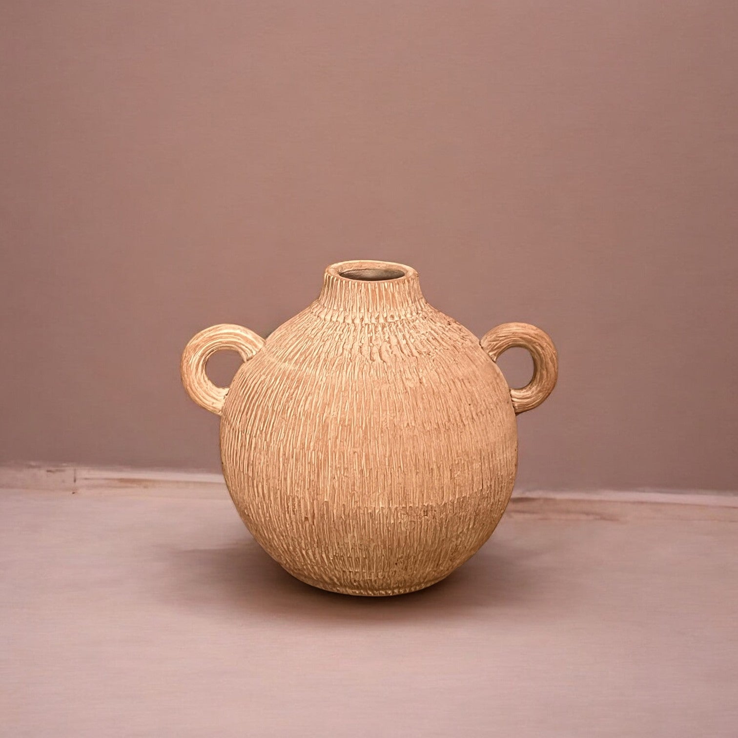 Marla Terracotta Vessel by MESO MESO