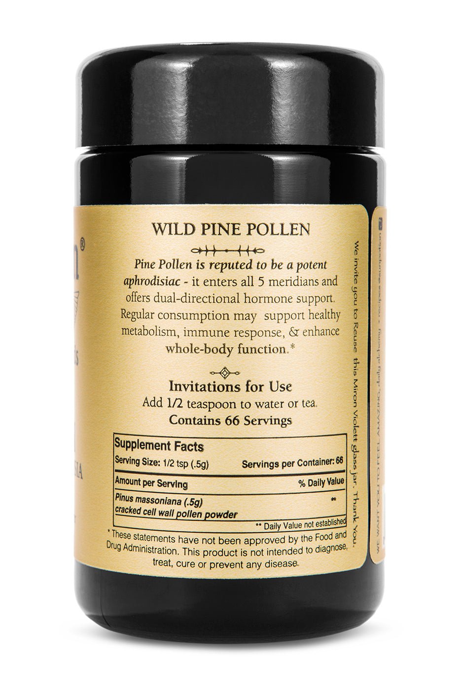 Mason Pine Pollen (Wildcrafted) Sun Potion