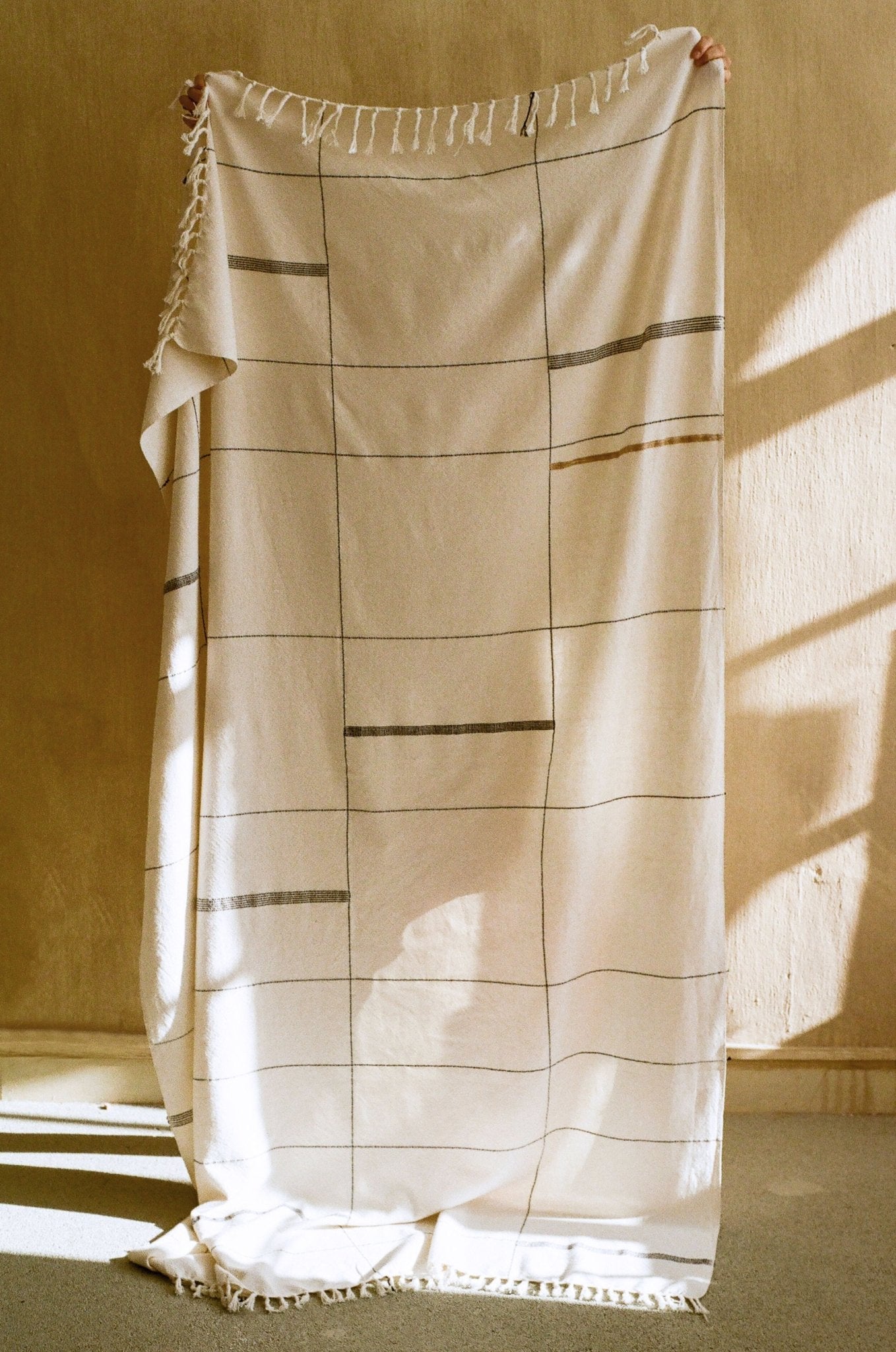 Nadi Hand - Loomed Cotton Throw Kanju Interiors