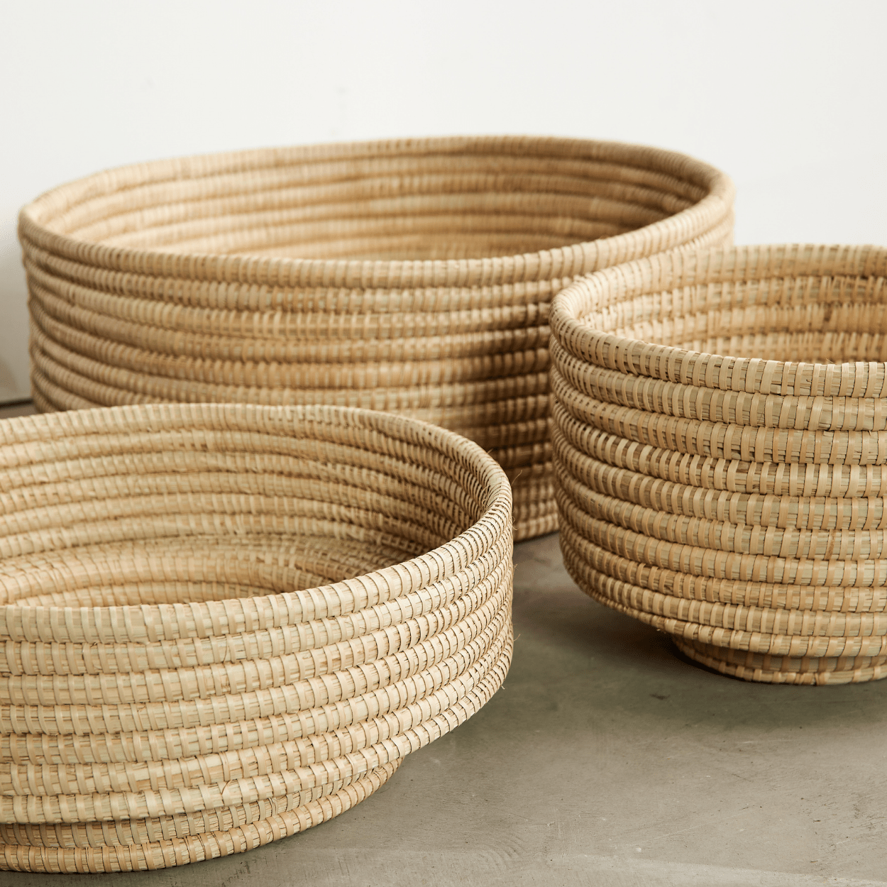 Natural Woven Dengu Basket Kanju Interiors