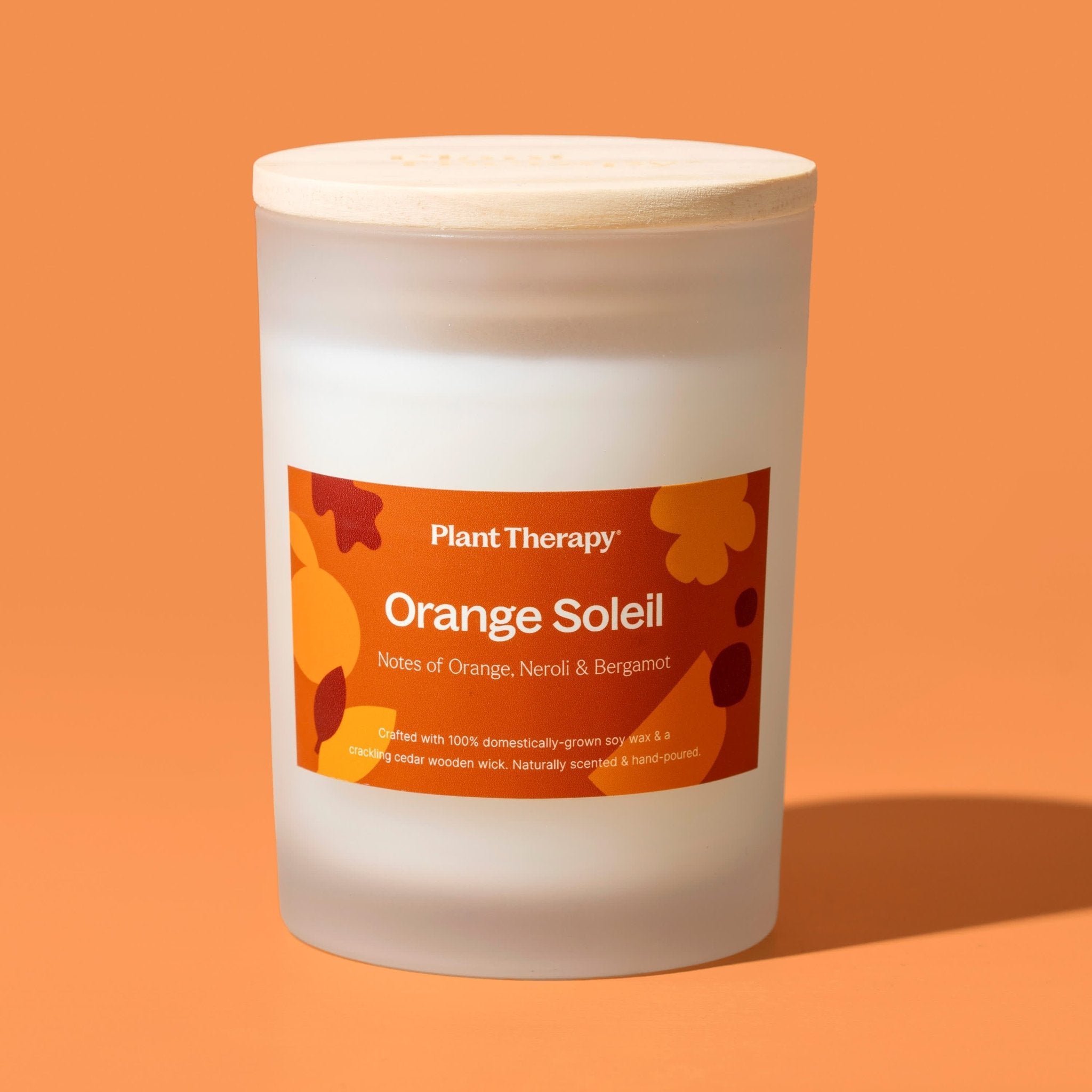 Orange Soleil Naturally Scented Candle Plant Therapy